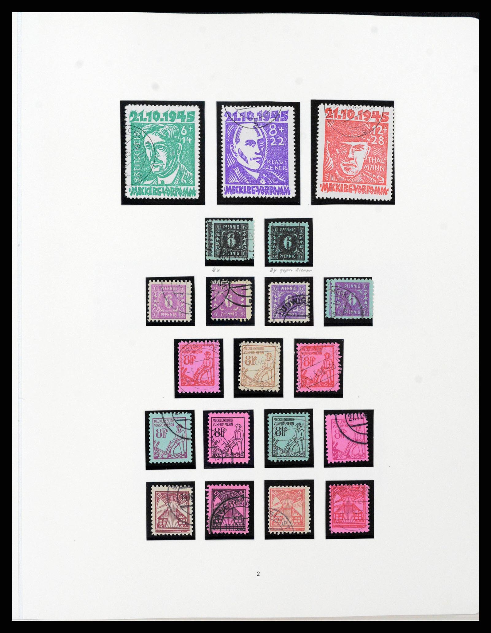 38138 0027 - Postzegelverzameling 38138 Duitse Zones 1945-1949.