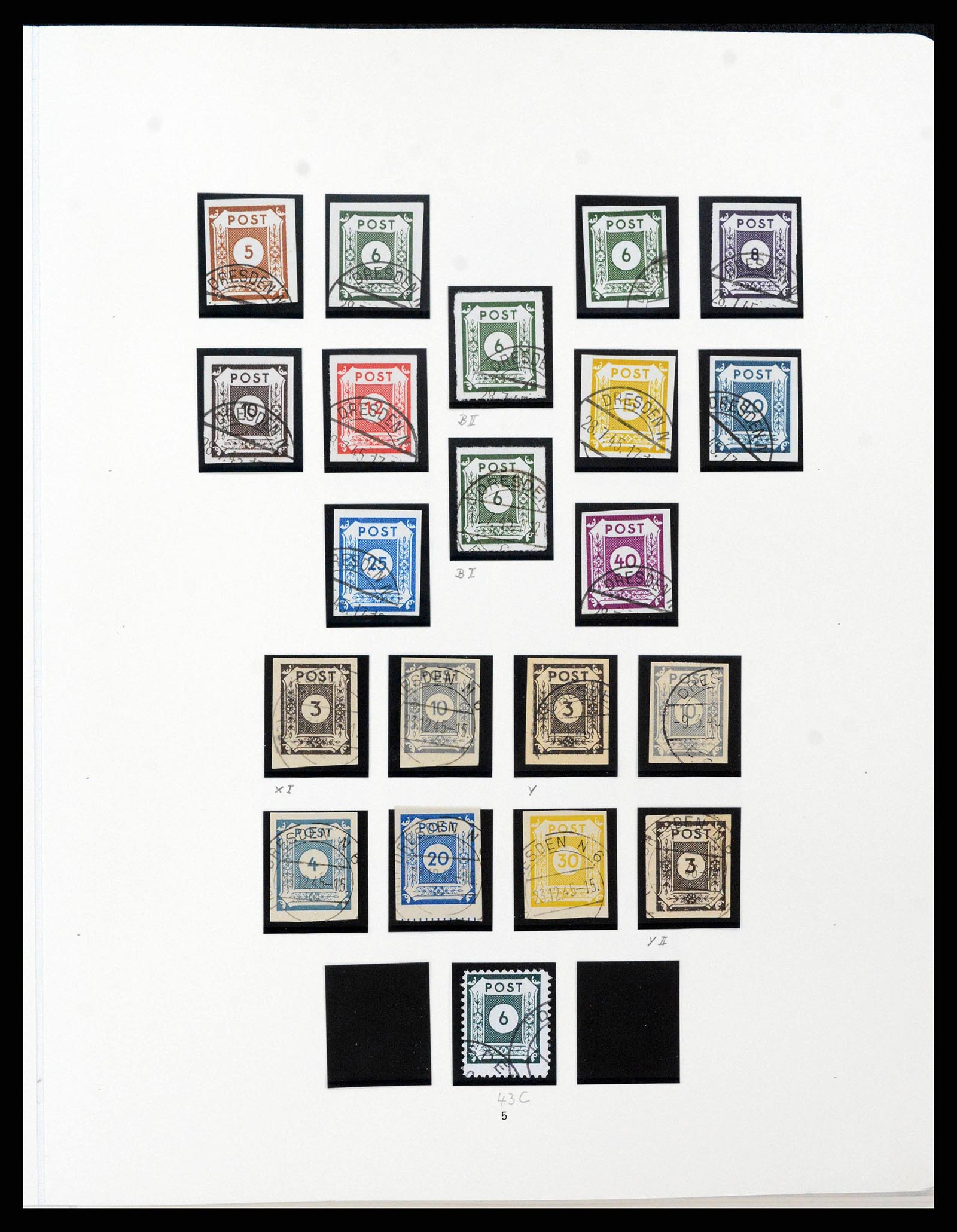 38138 0030 - Postzegelverzameling 38138 Duitse Zones 1945-1949.
