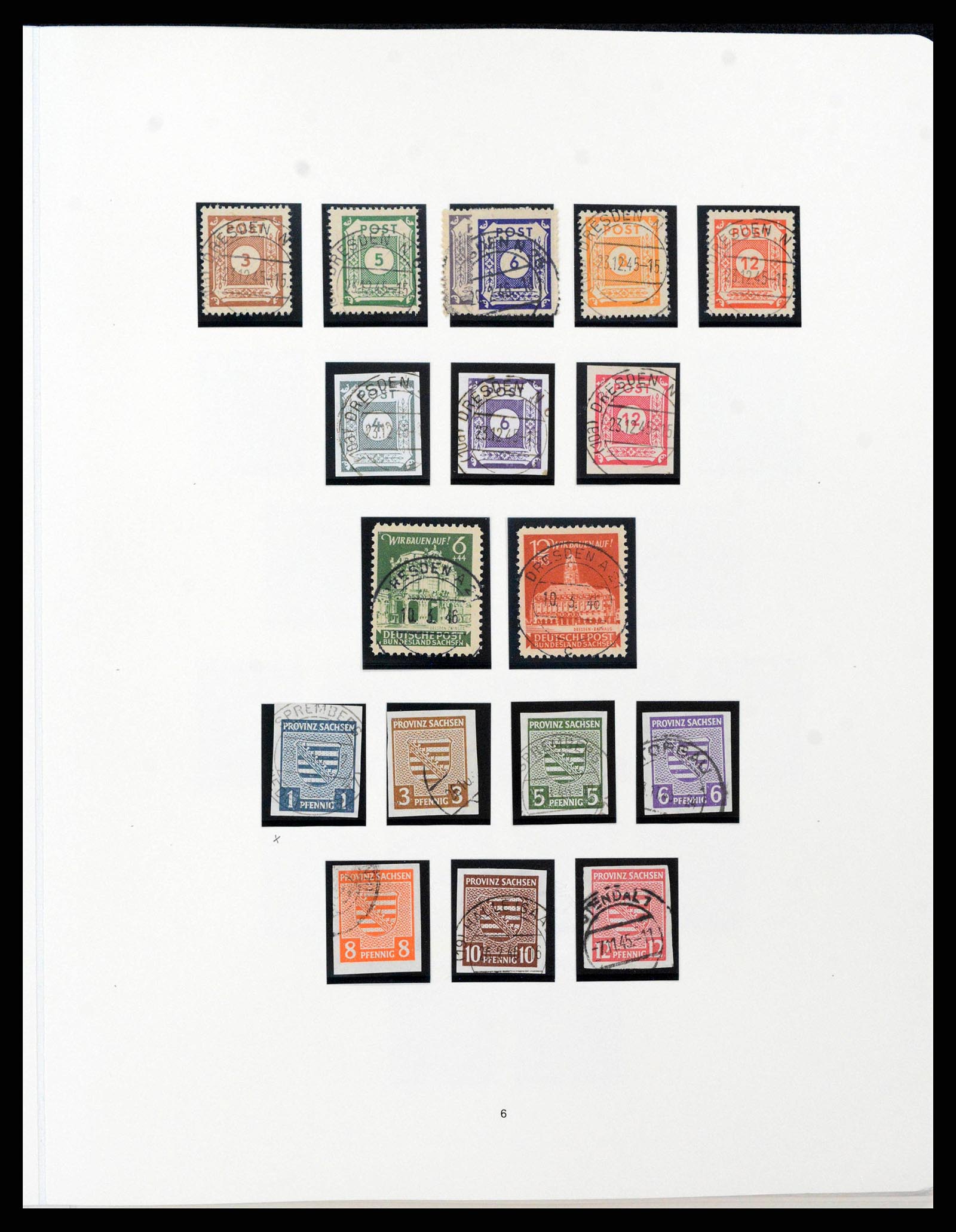 38138 0031 - Stamp collection 38138 German Zones 1945-1949.