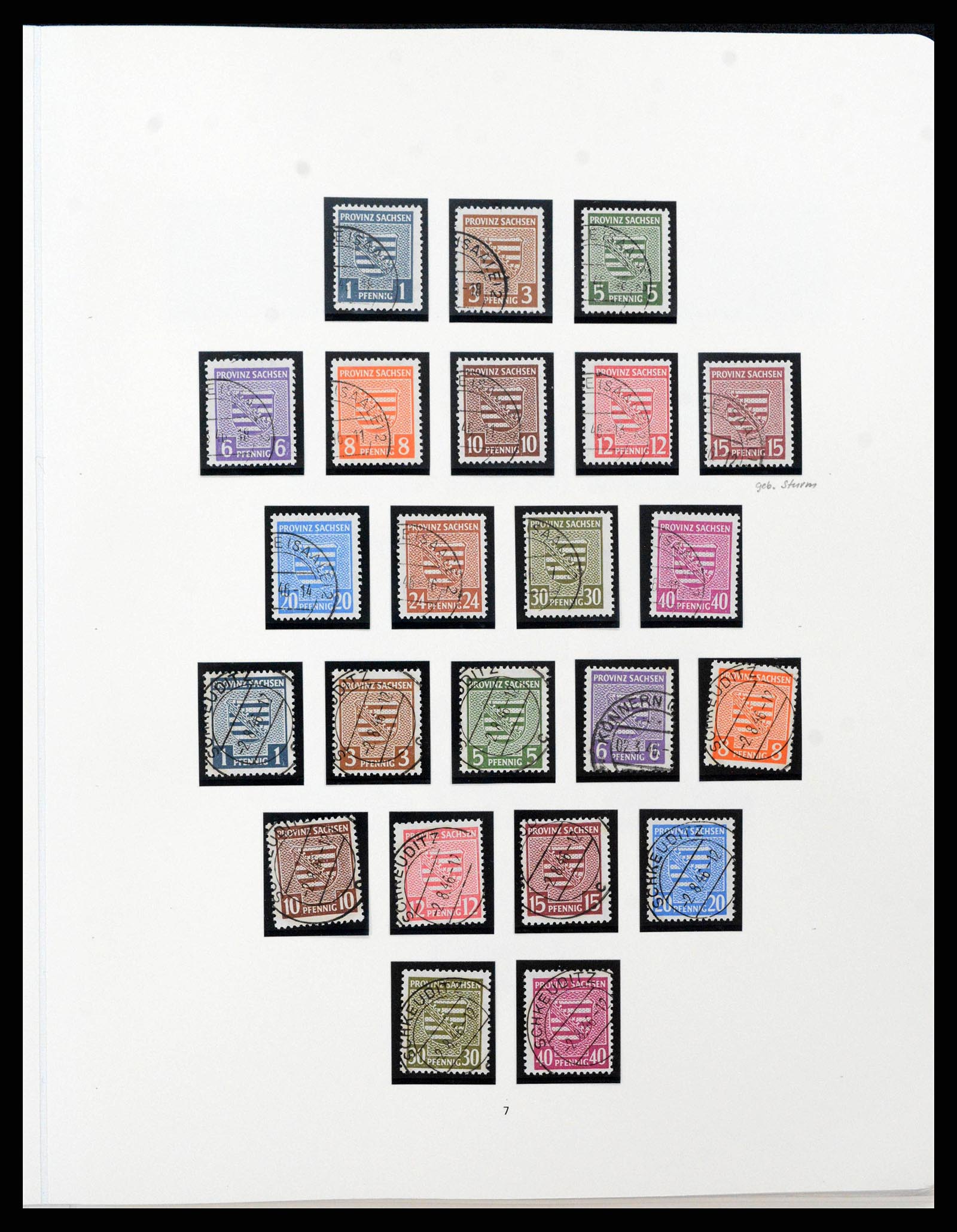 38138 0032 - Stamp collection 38138 German Zones 1945-1949.