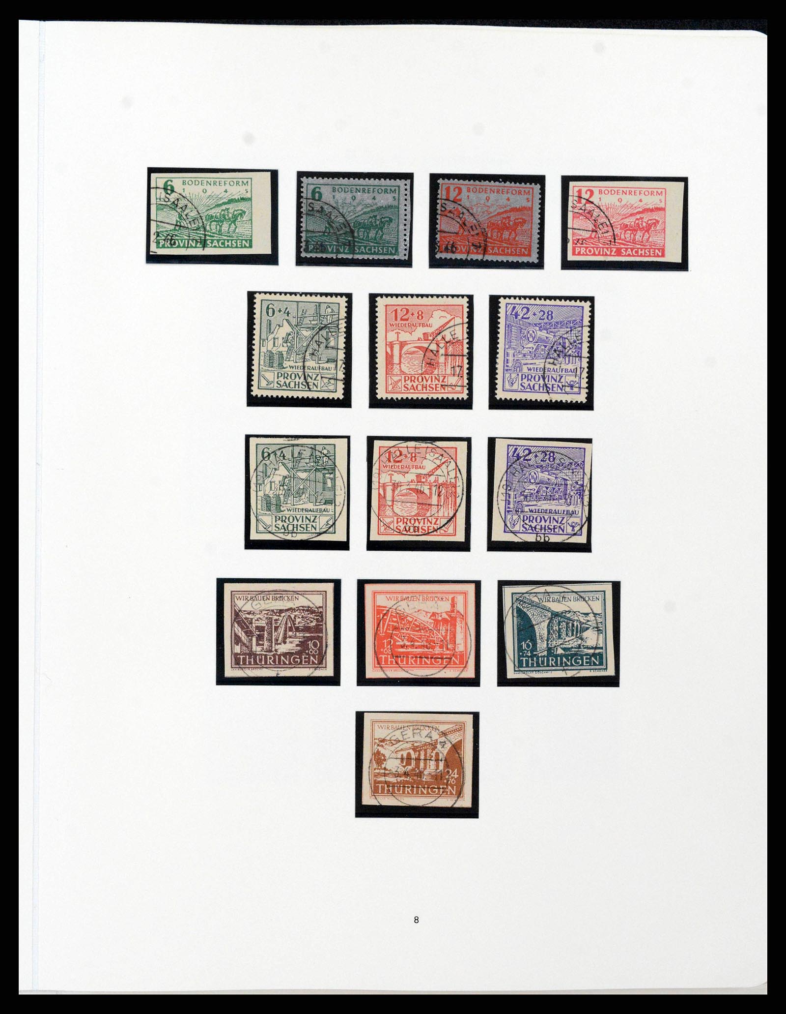 38138 0033 - Stamp collection 38138 German Zones 1945-1949.