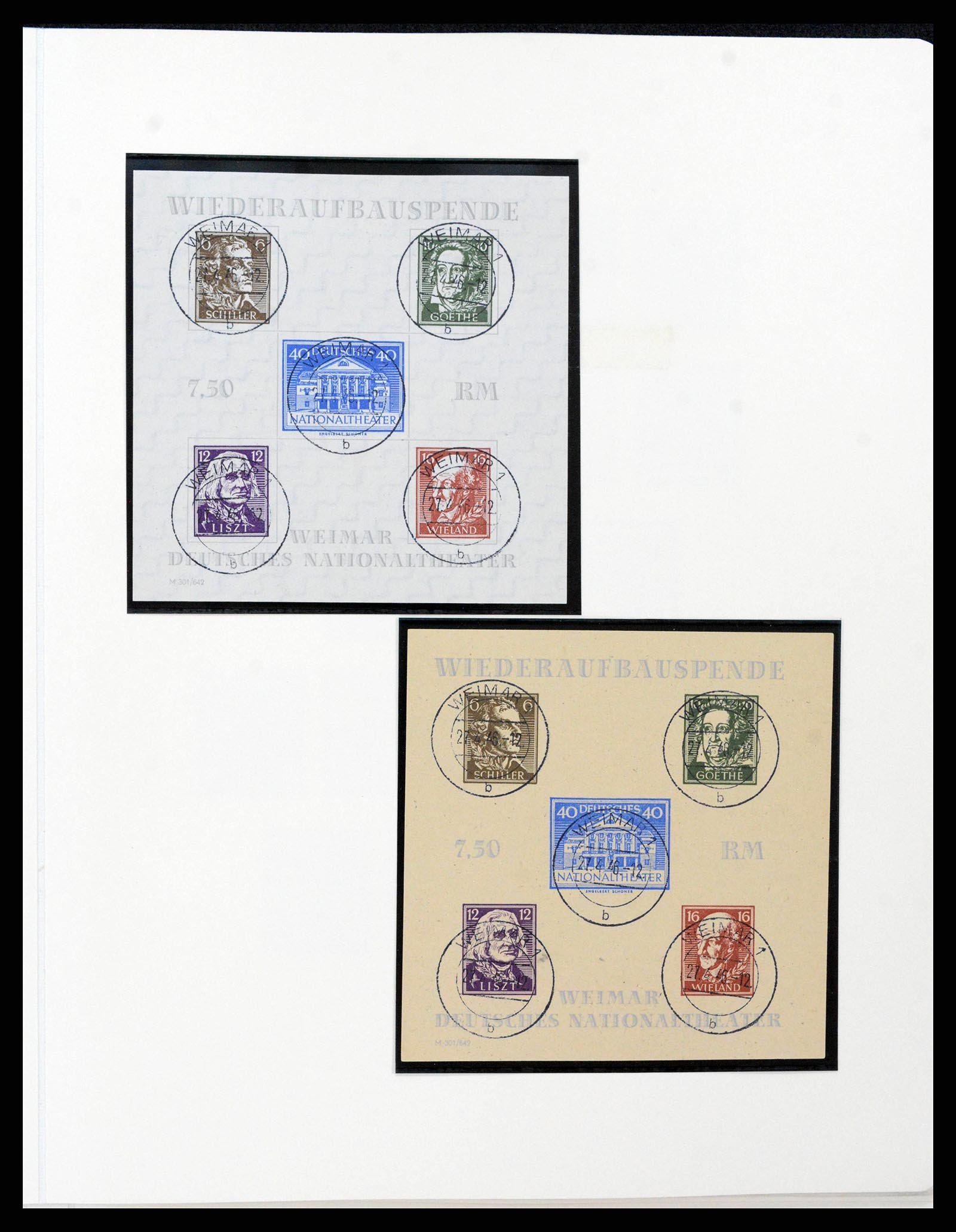 38138 0035 - Stamp collection 38138 German Zones 1945-1949.