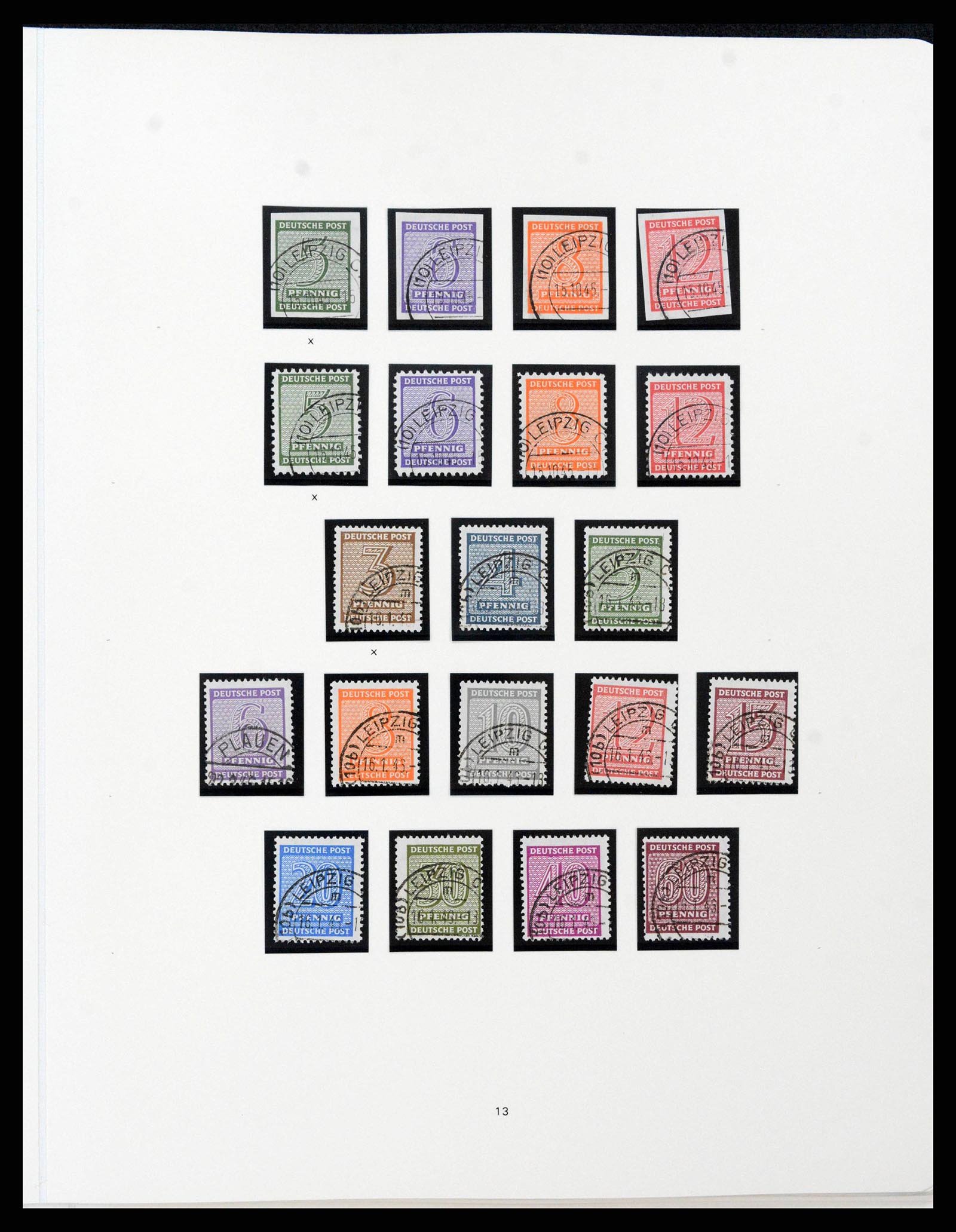 38138 0037 - Stamp collection 38138 German Zones 1945-1949.