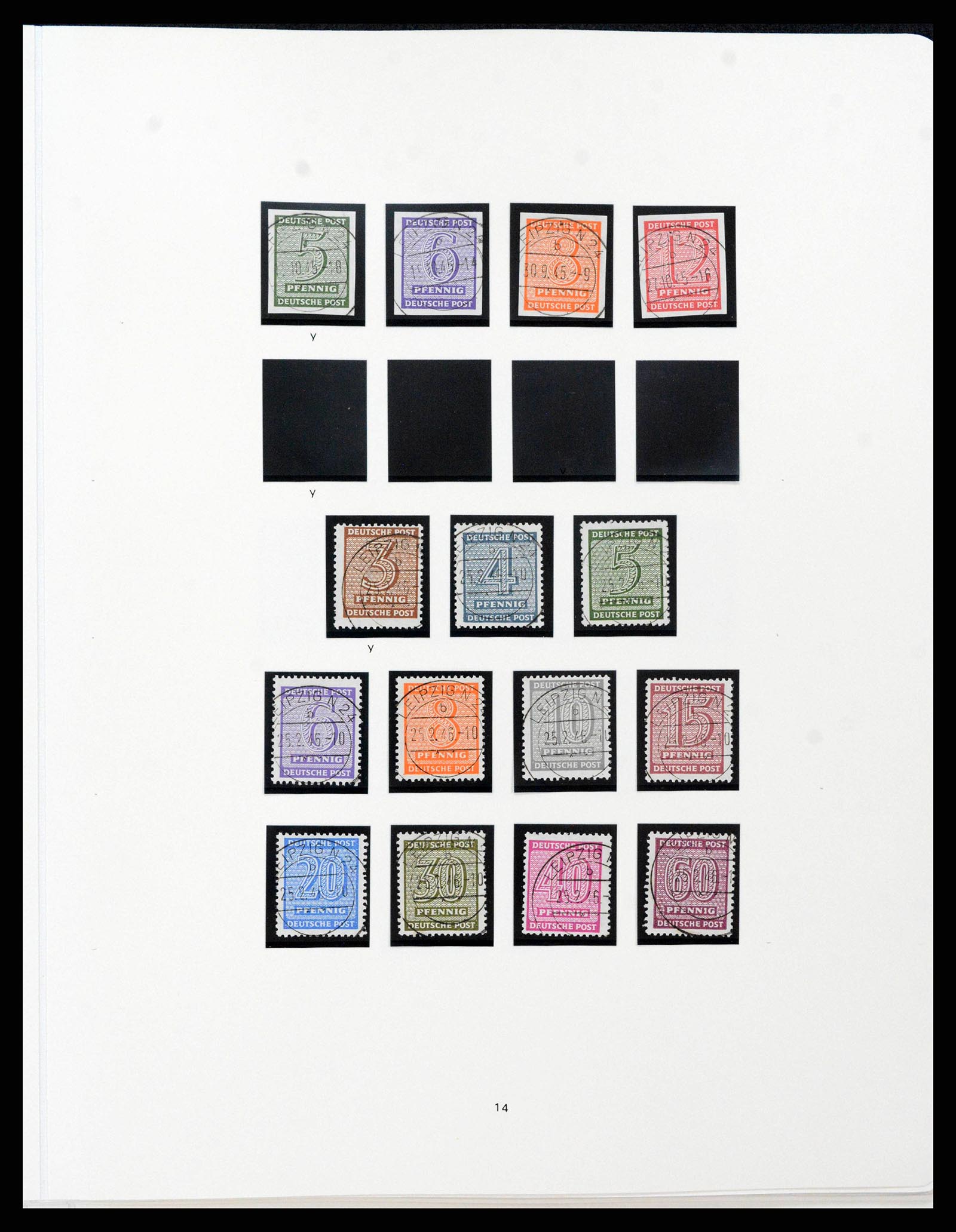 38138 0038 - Postzegelverzameling 38138 Duitse Zones 1945-1949.