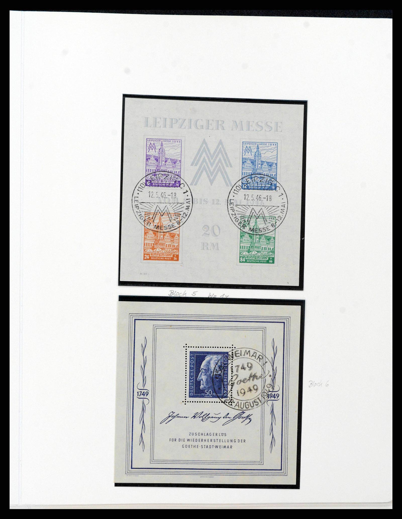 38138 0042 - Stamp collection 38138 German Zones 1945-1949.