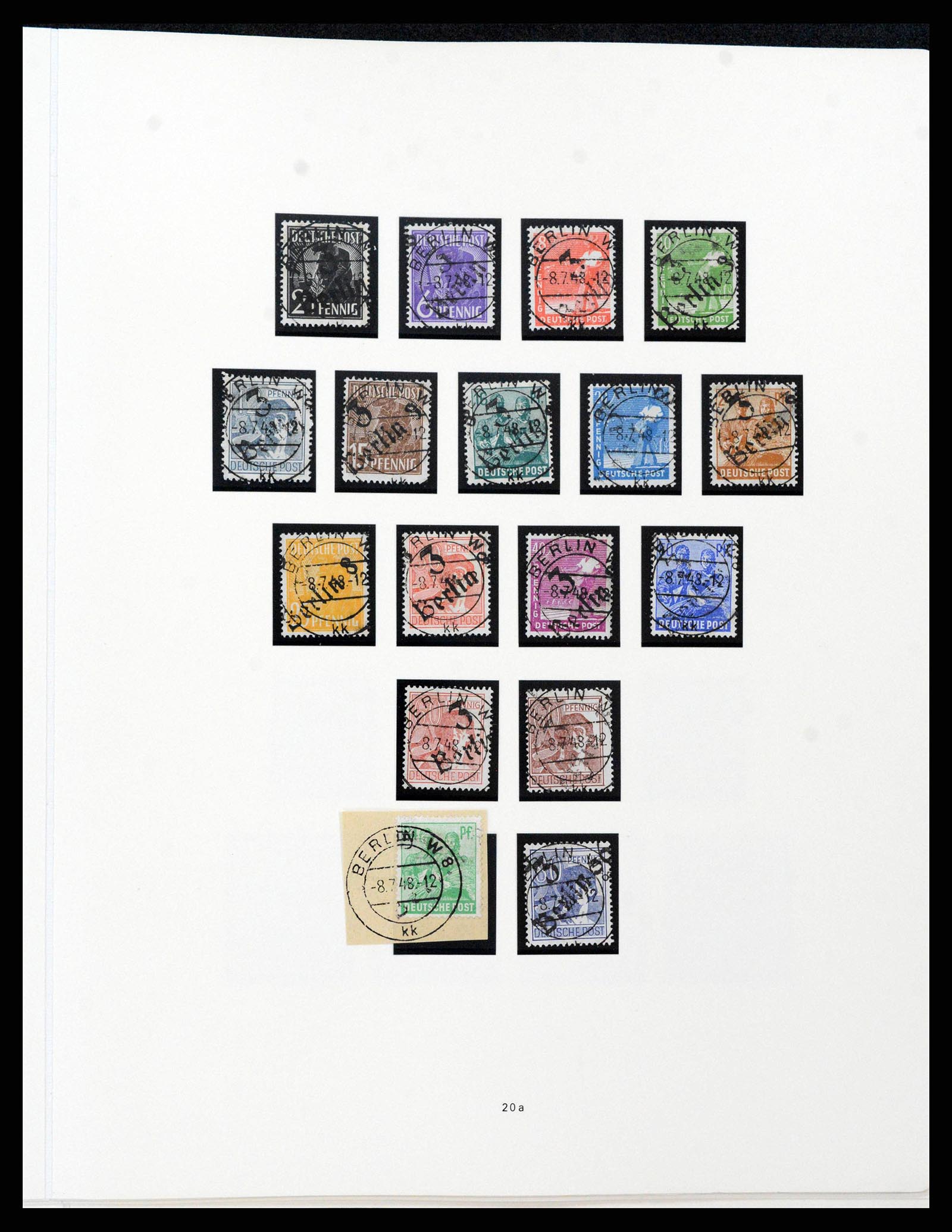 38138 0044 - Stamp collection 38138 German Zones 1945-1949.