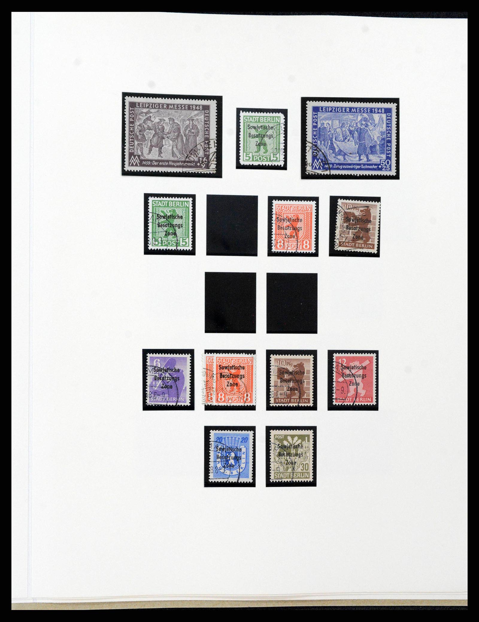 38138 0047 - Postzegelverzameling 38138 Duitse Zones 1945-1949.