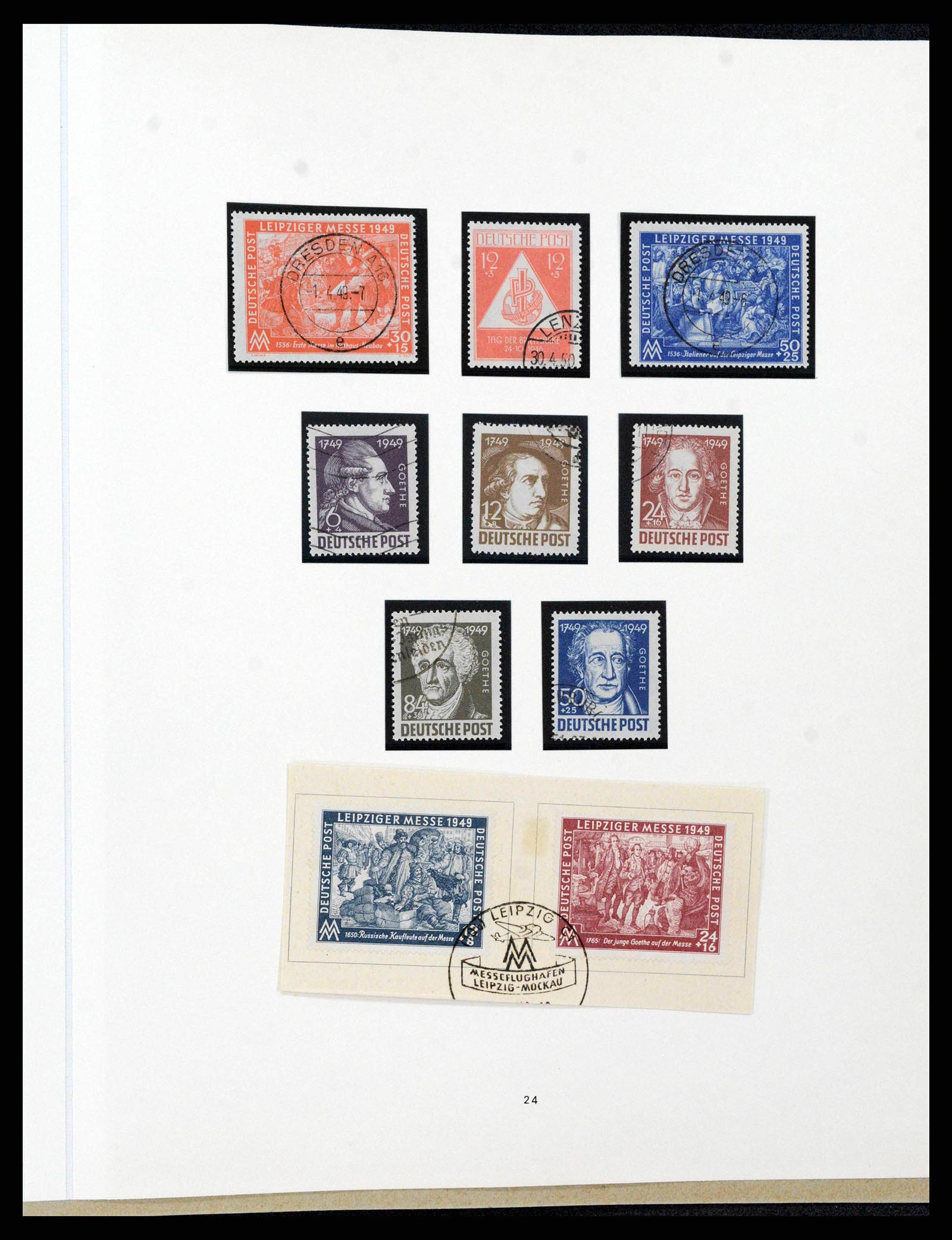 38138 0049 - Stamp collection 38138 German Zones 1945-1949.