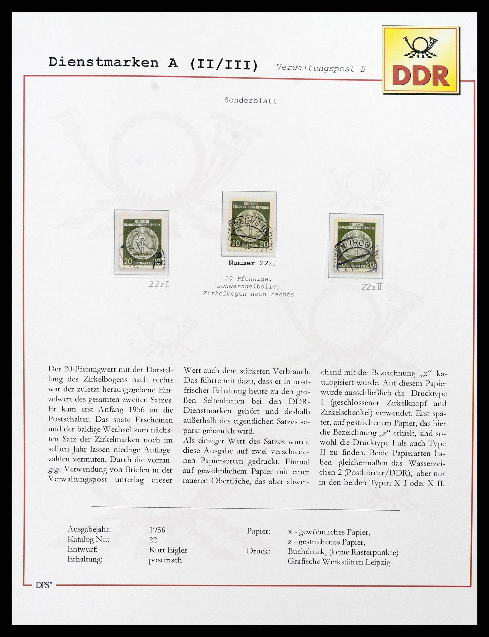 38139 0004 - Postzegelverzameling 38139 DDR dienst 1948-1990.