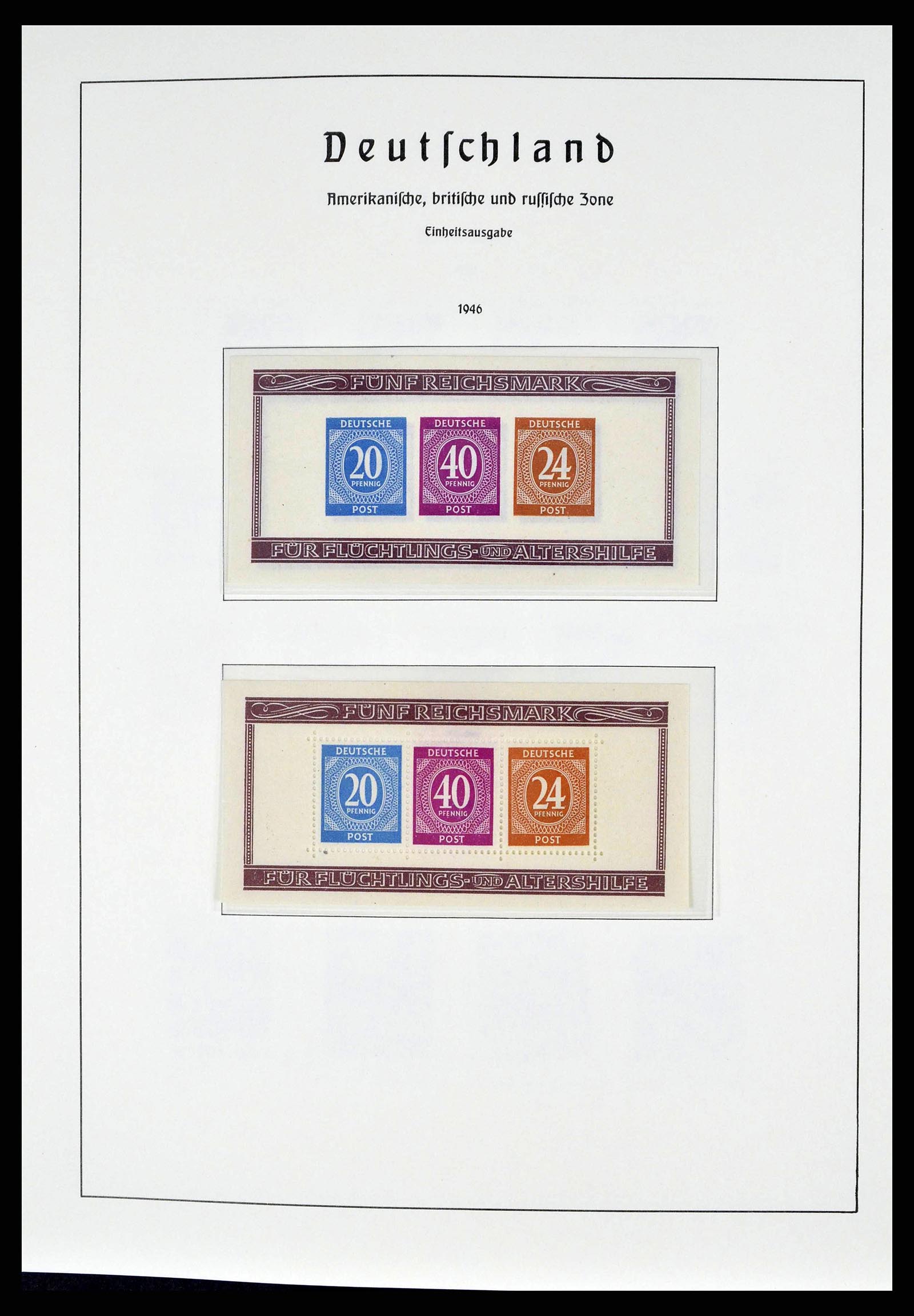 38140 0002 - Postzegelverzameling 38140 Duitsland 1945-1959.