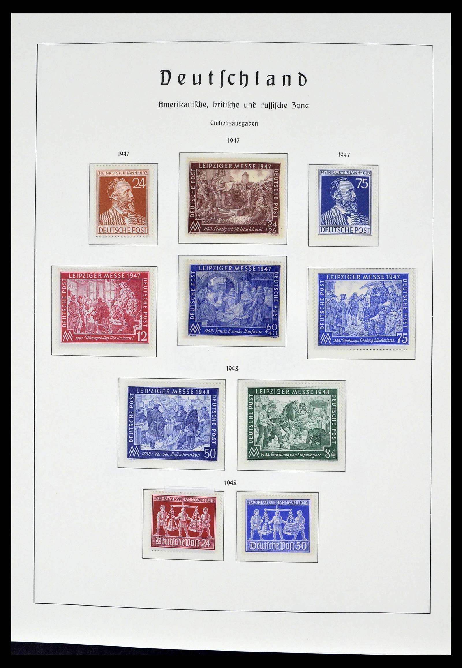 38140 0004 - Postzegelverzameling 38140 Duitsland 1945-1959.