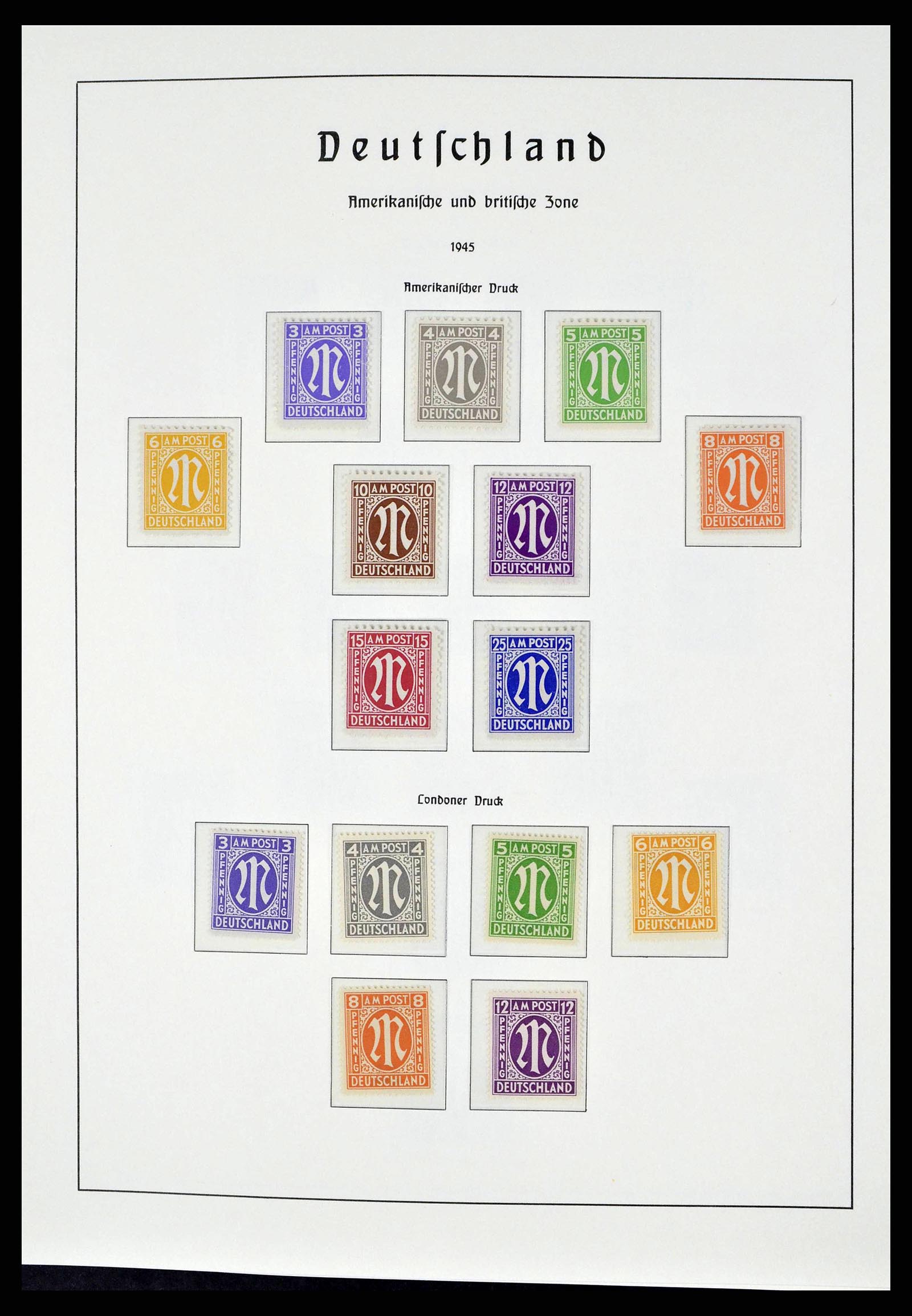 38140 0005 - Postzegelverzameling 38140 Duitsland 1945-1959.