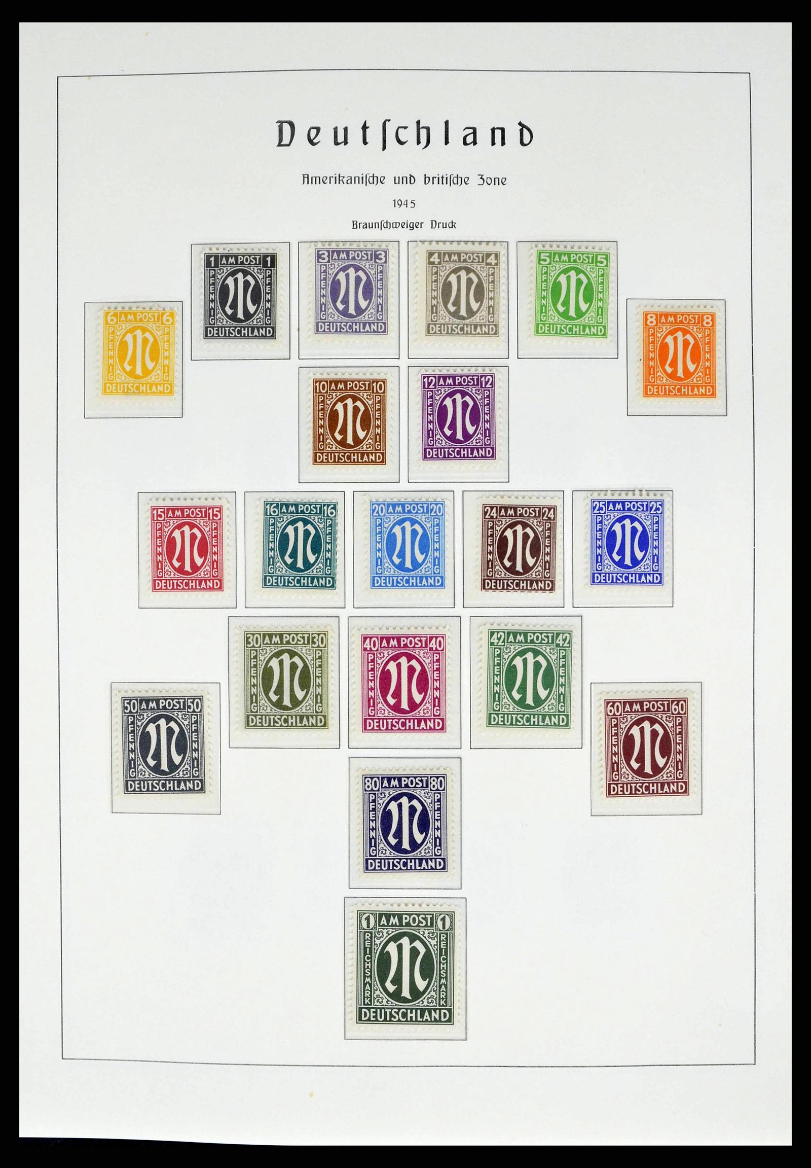 38140 0006 - Postzegelverzameling 38140 Duitsland 1945-1959.