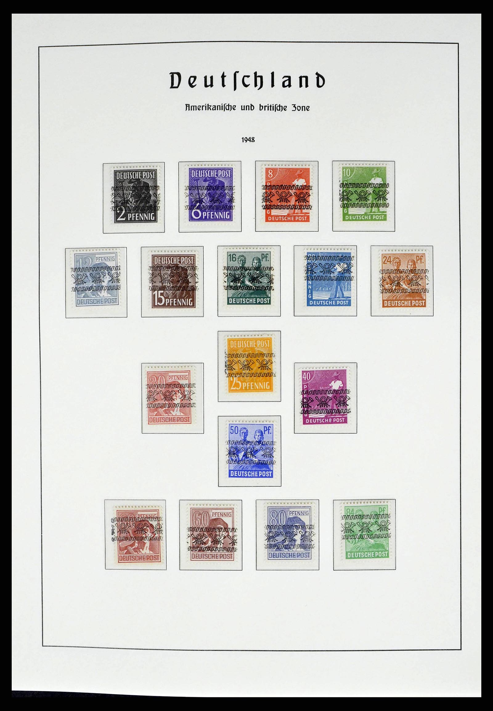 38140 0007 - Postzegelverzameling 38140 Duitsland 1945-1959.