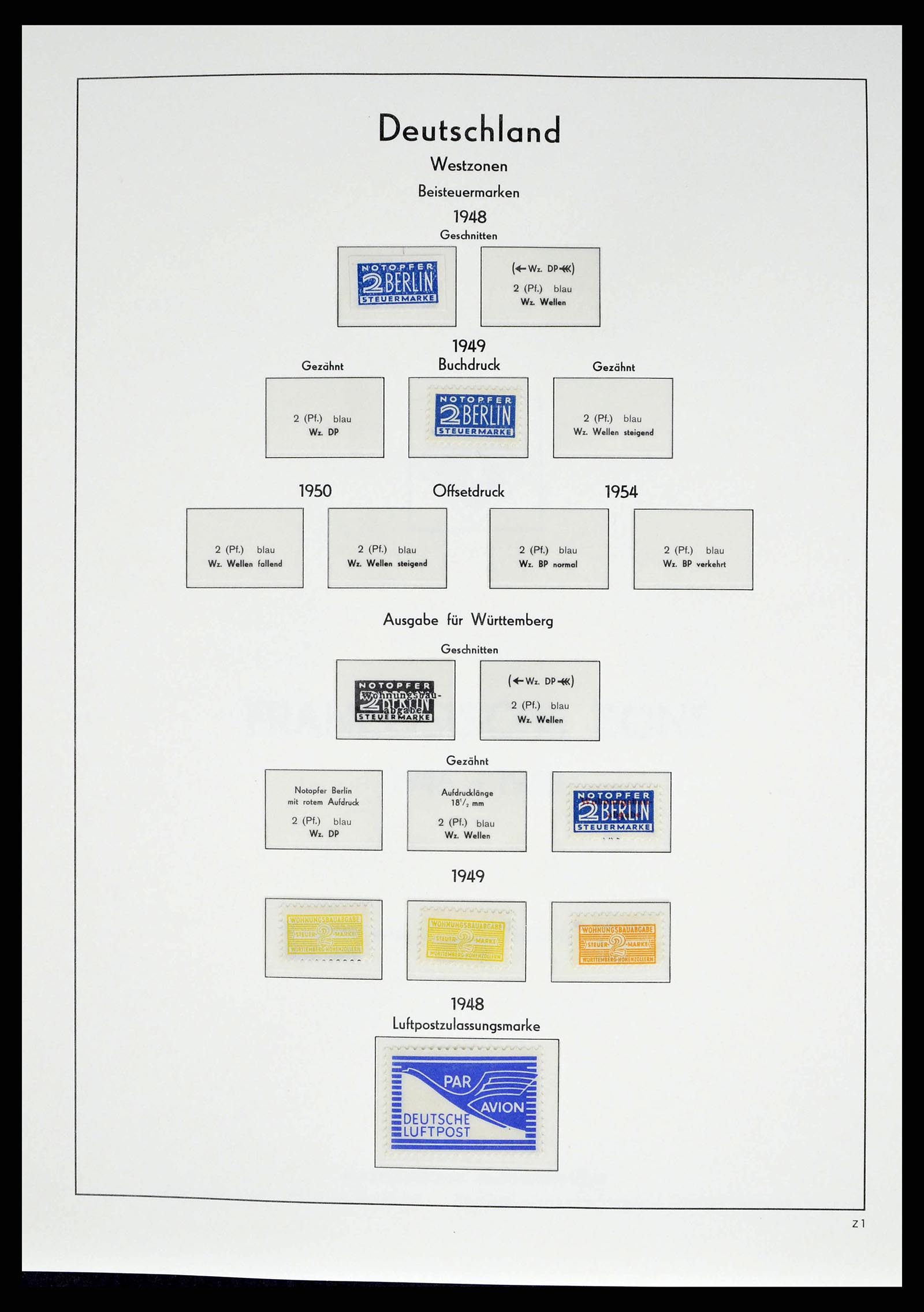 38140 0016 - Stamp collection 38140 Germany 1945-1959.