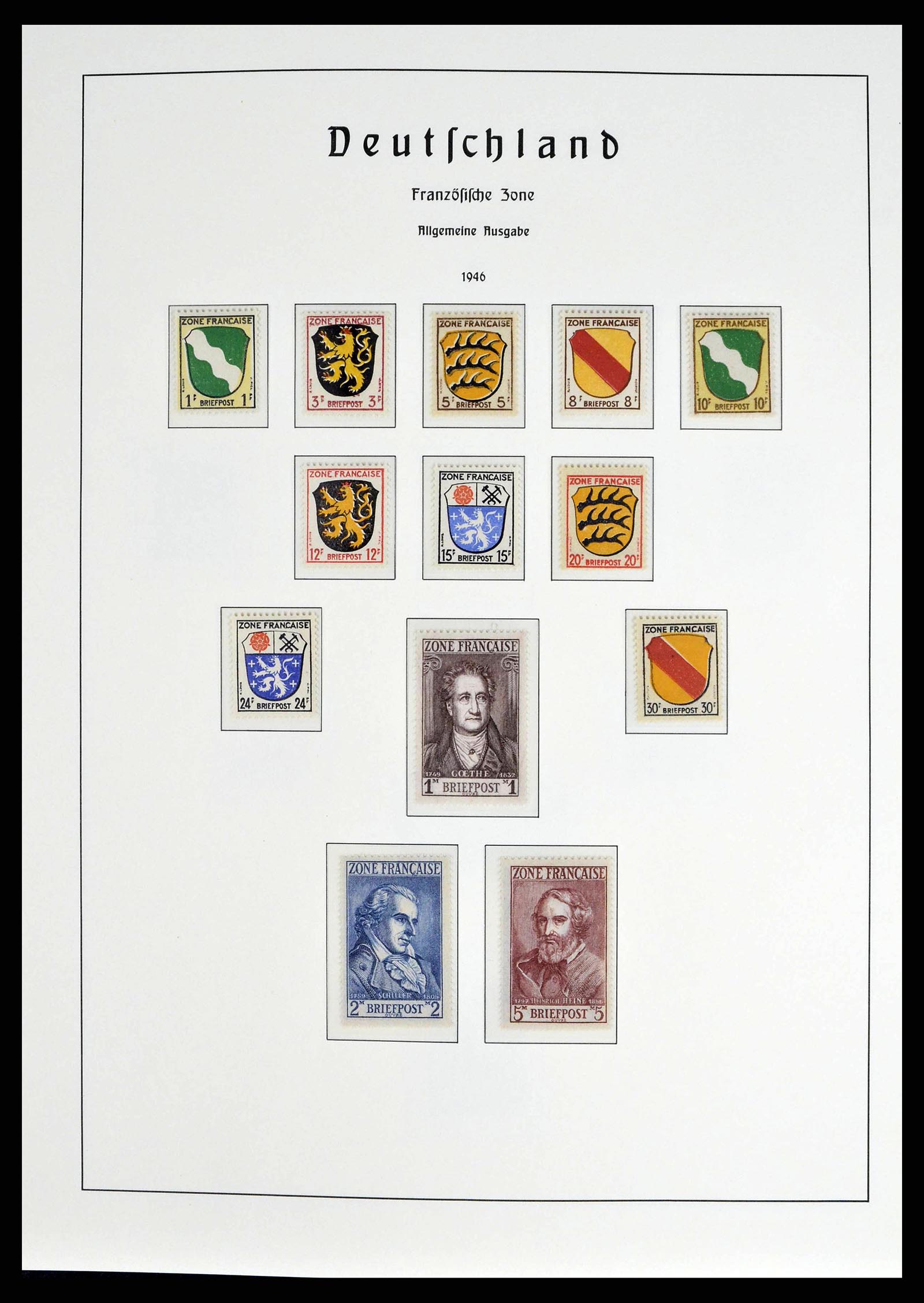 38140 0017 - Postzegelverzameling 38140 Duitsland 1945-1959.