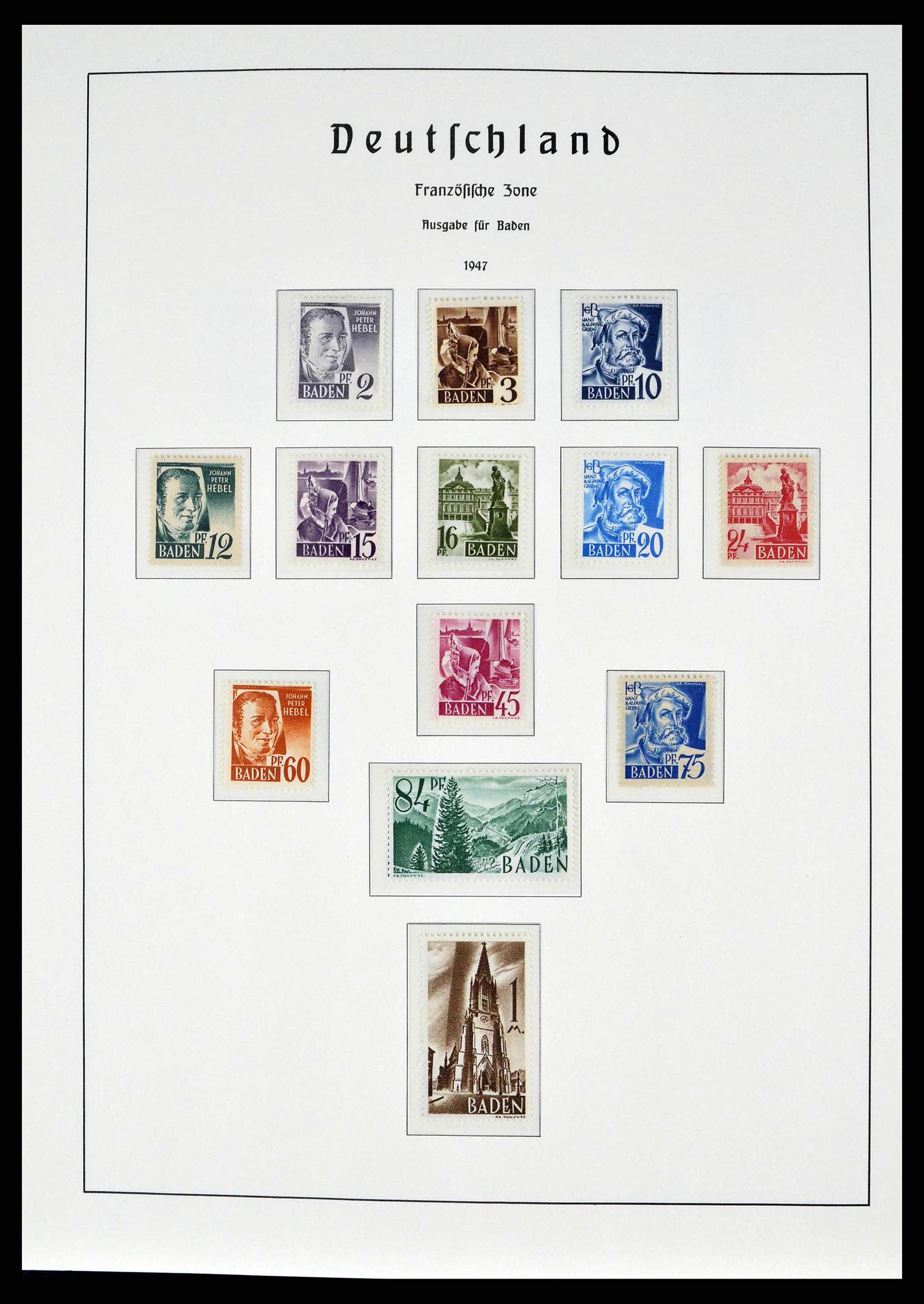38140 0018 - Stamp collection 38140 Germany 1945-1959.