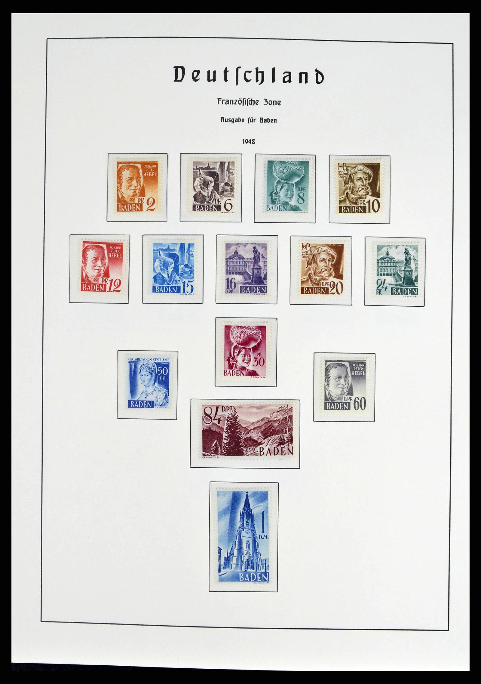 38140 0019 - Postzegelverzameling 38140 Duitsland 1945-1959.