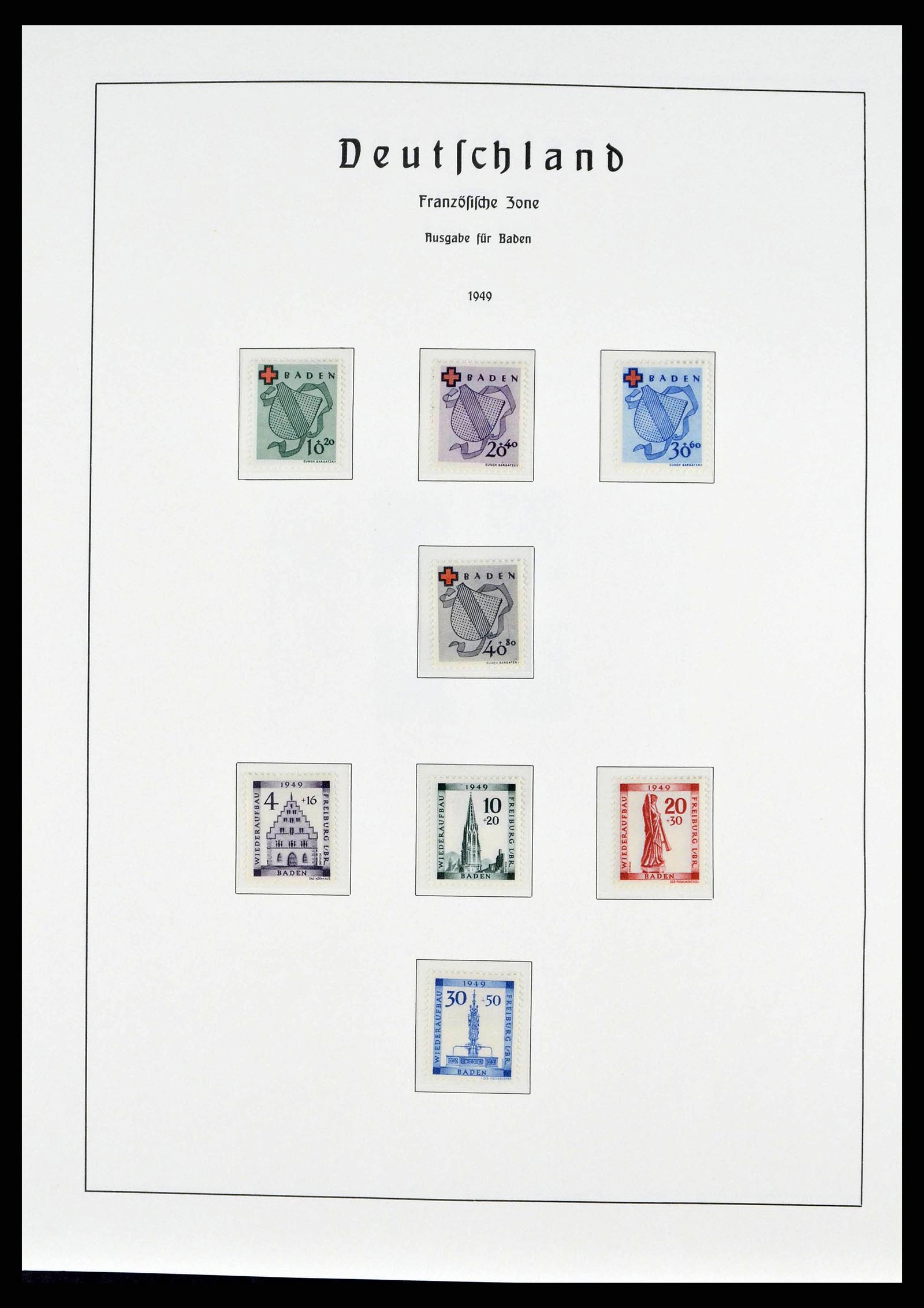 38140 0021 - Stamp collection 38140 Germany 1945-1959.