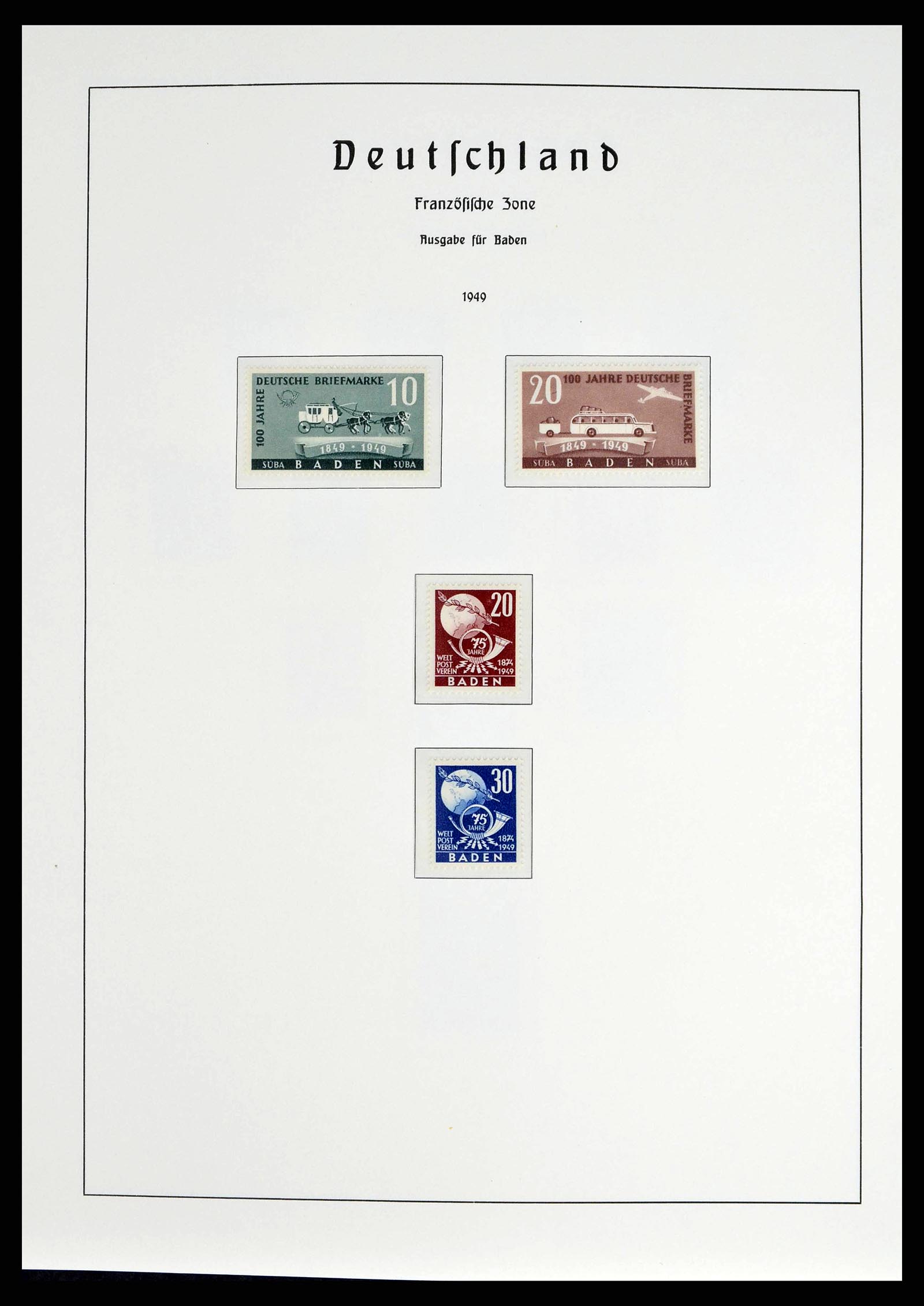 38140 0025 - Stamp collection 38140 Germany 1945-1959.