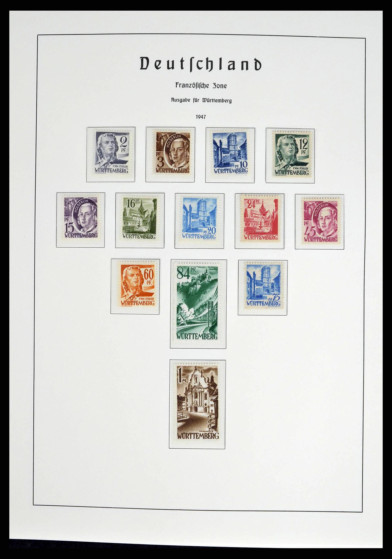 38140 0026 - Stamp collection 38140 Germany 1945-1959.