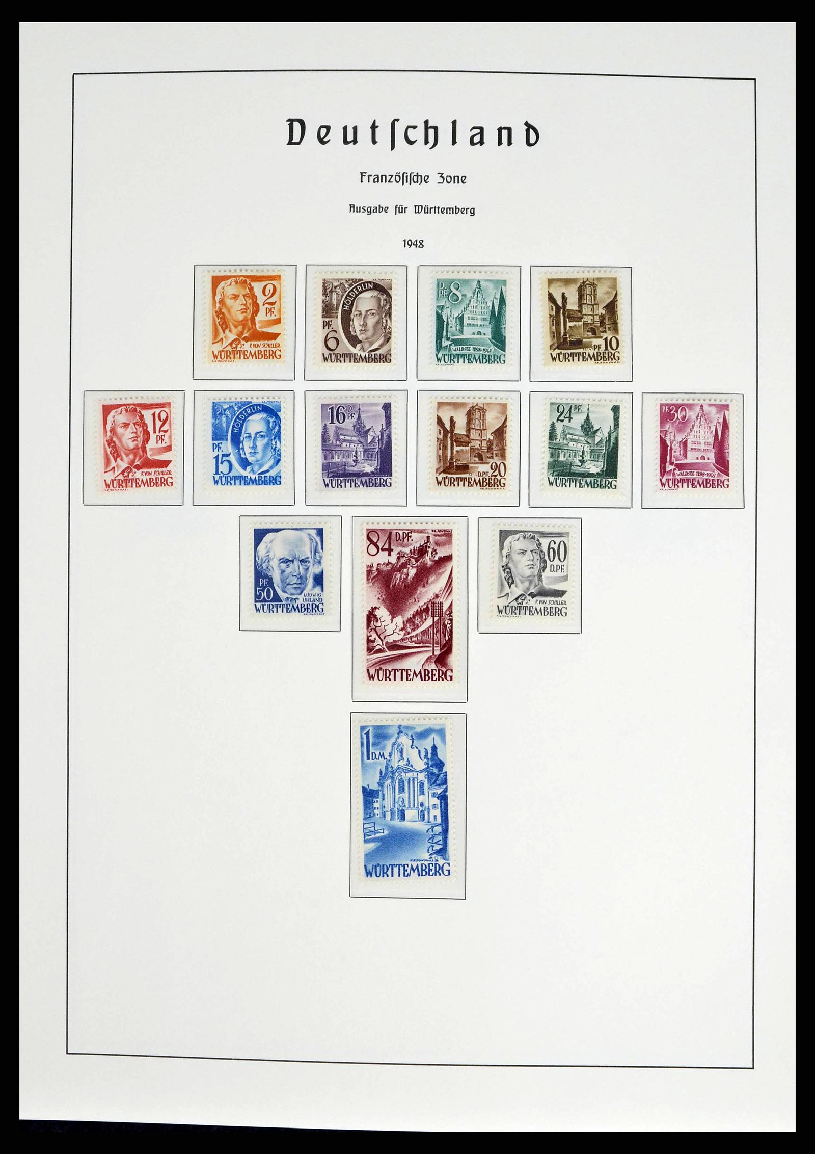 38140 0027 - Stamp collection 38140 Germany 1945-1959.