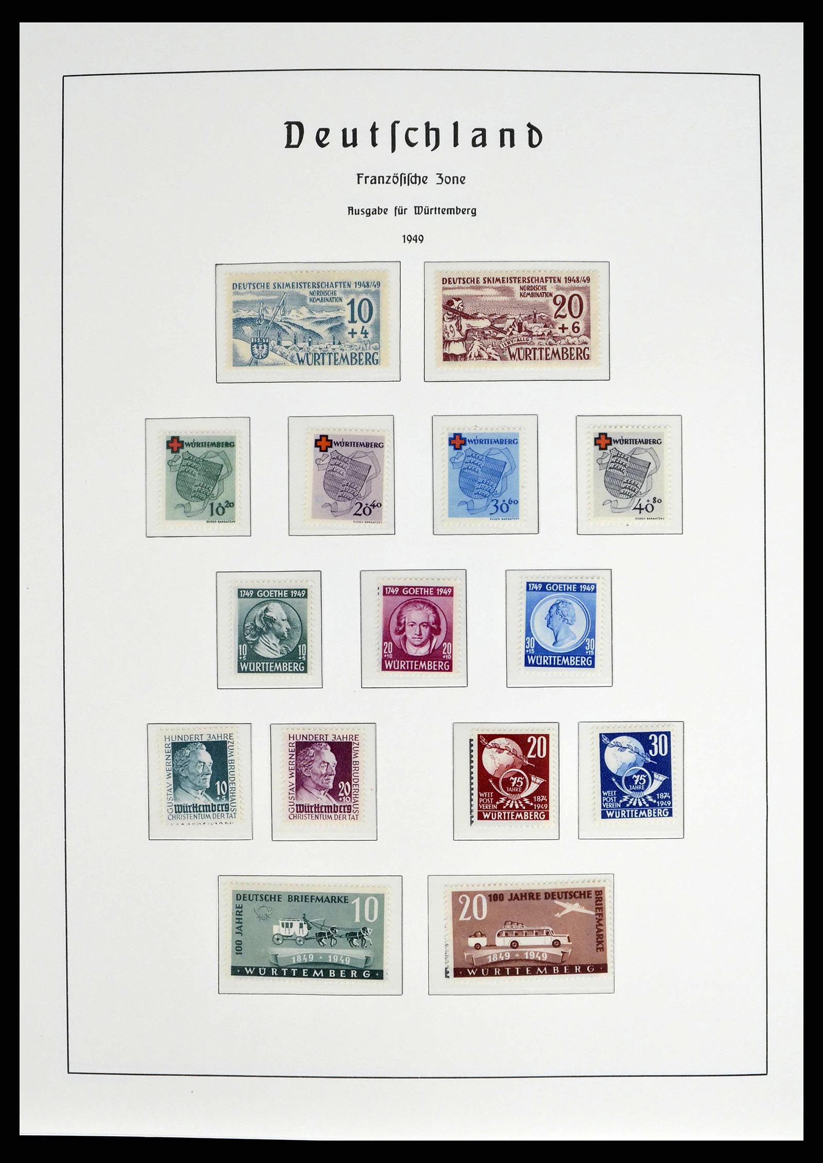 38140 0029 - Stamp collection 38140 Germany 1945-1959.
