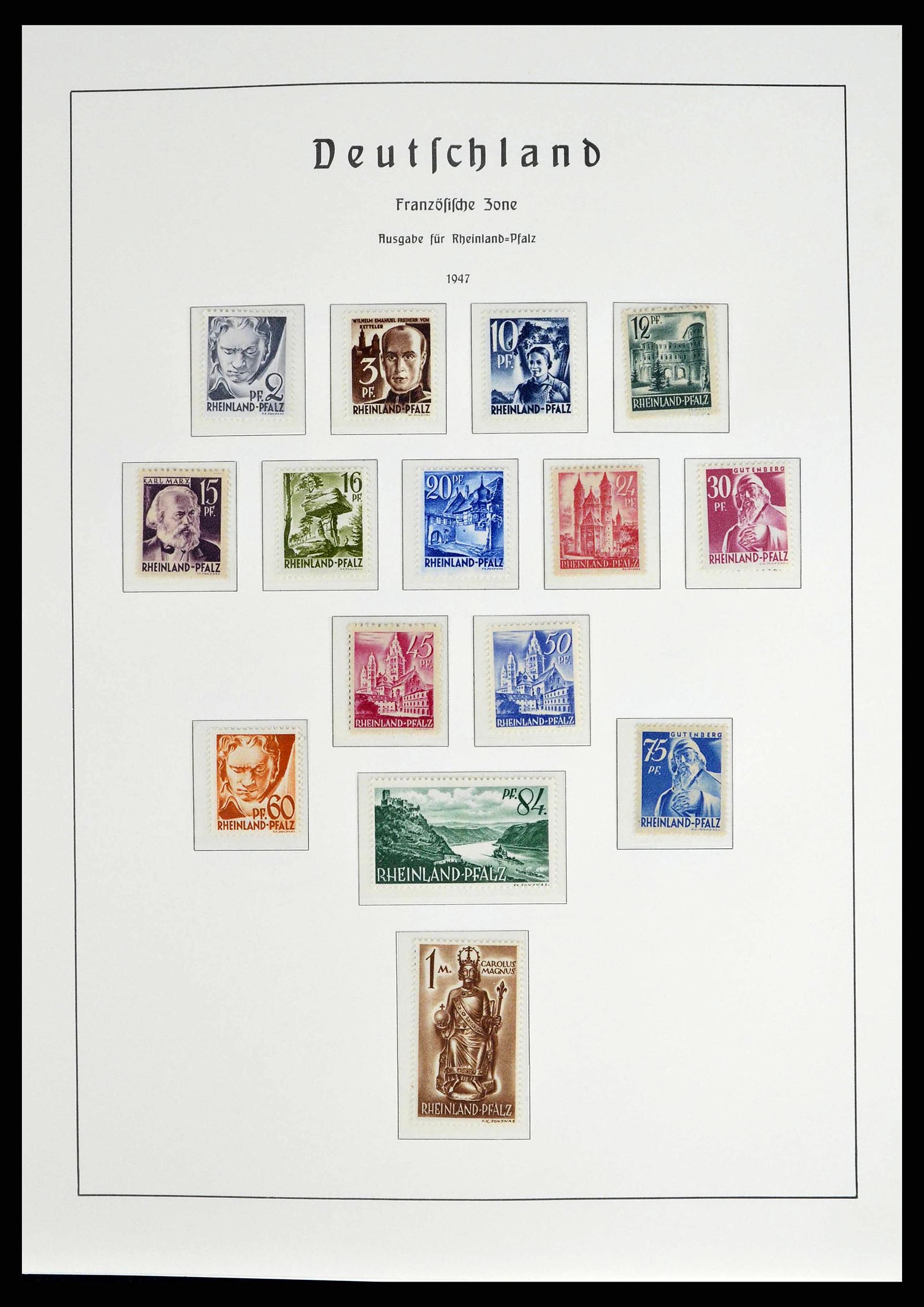 38140 0031 - Stamp collection 38140 Germany 1945-1959.