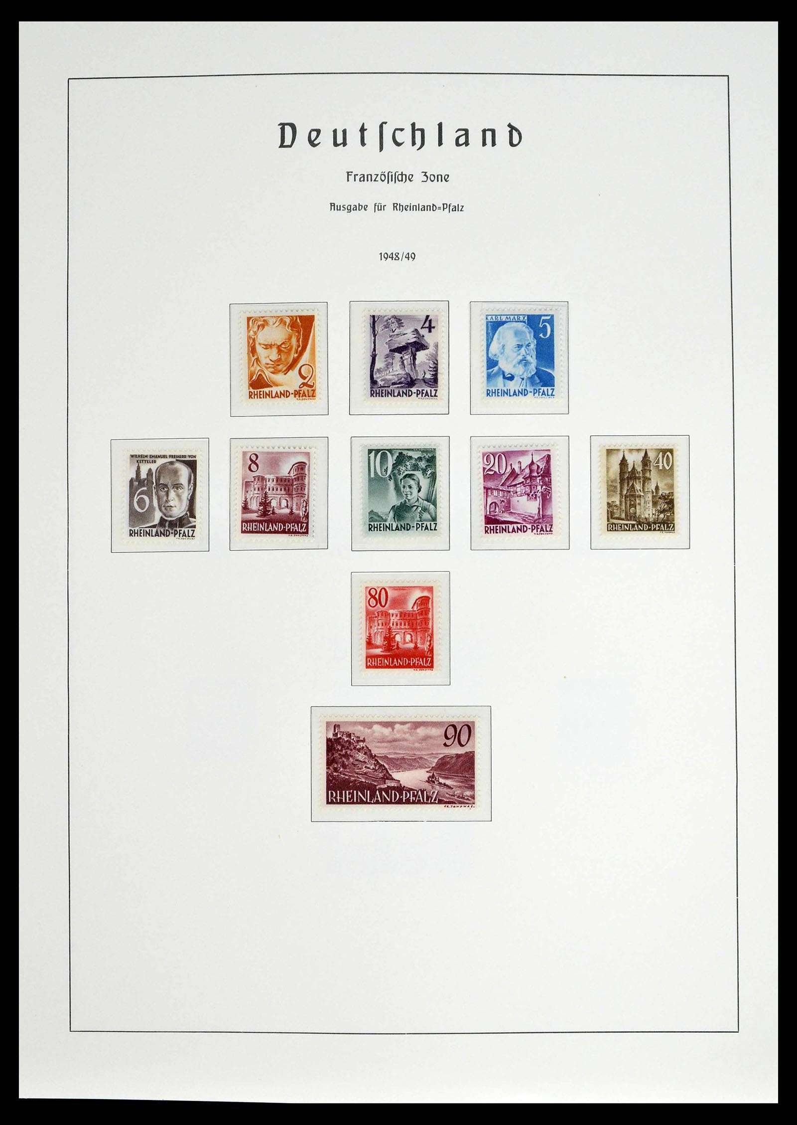 38140 0033 - Stamp collection 38140 Germany 1945-1959.