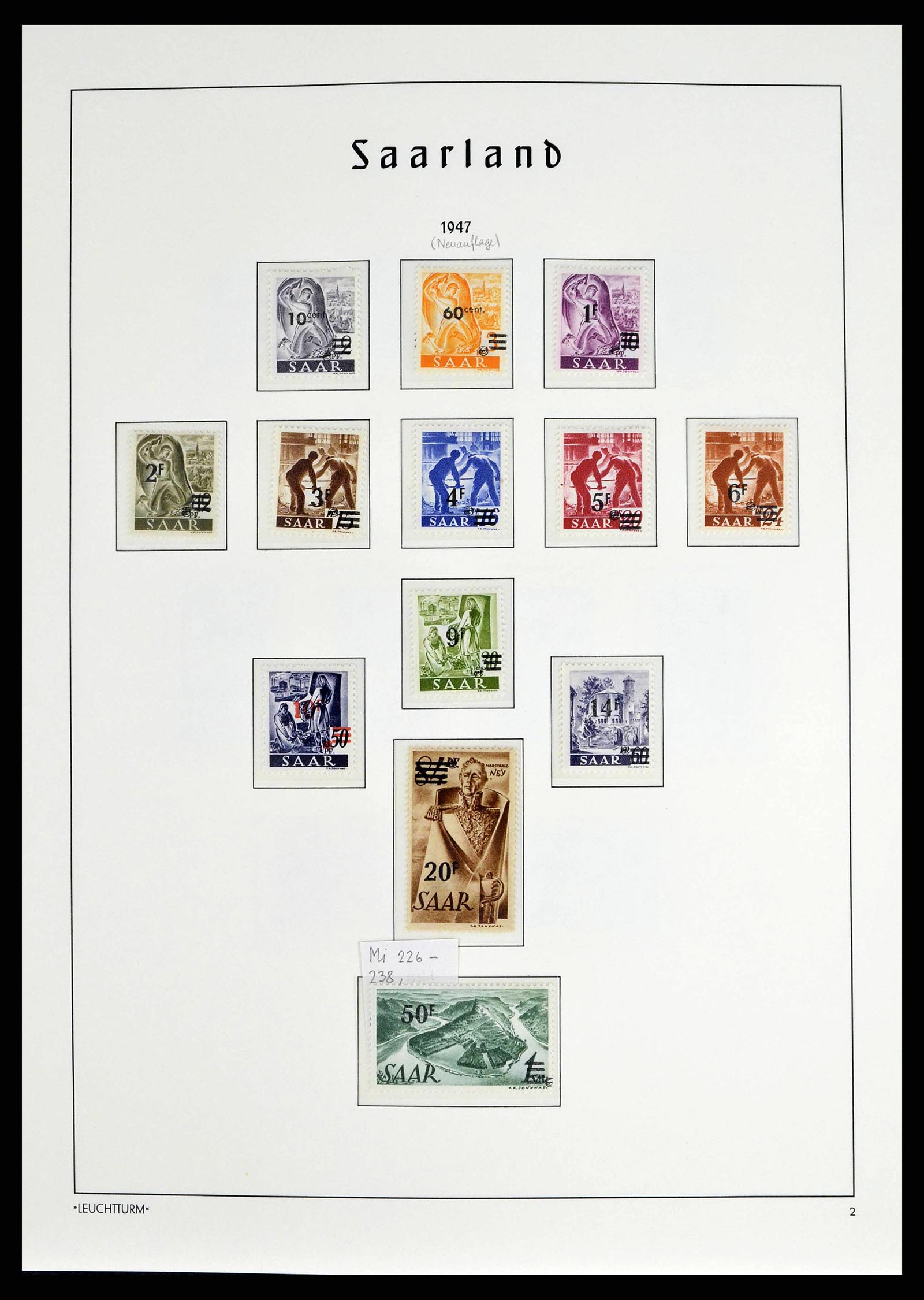 38140 0038 - Stamp collection 38140 Germany 1945-1959.