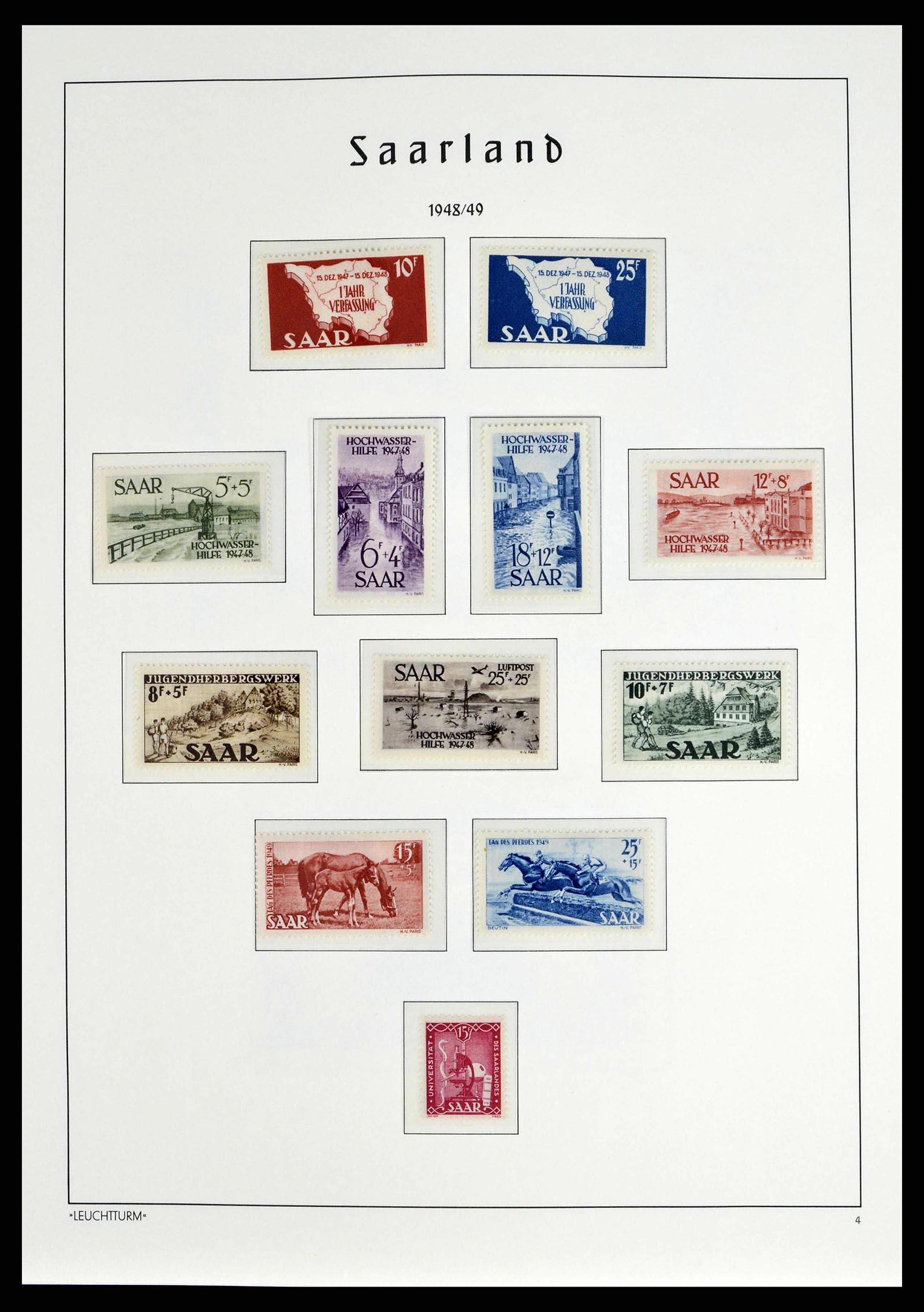 38140 0040 - Stamp collection 38140 Germany 1945-1959.