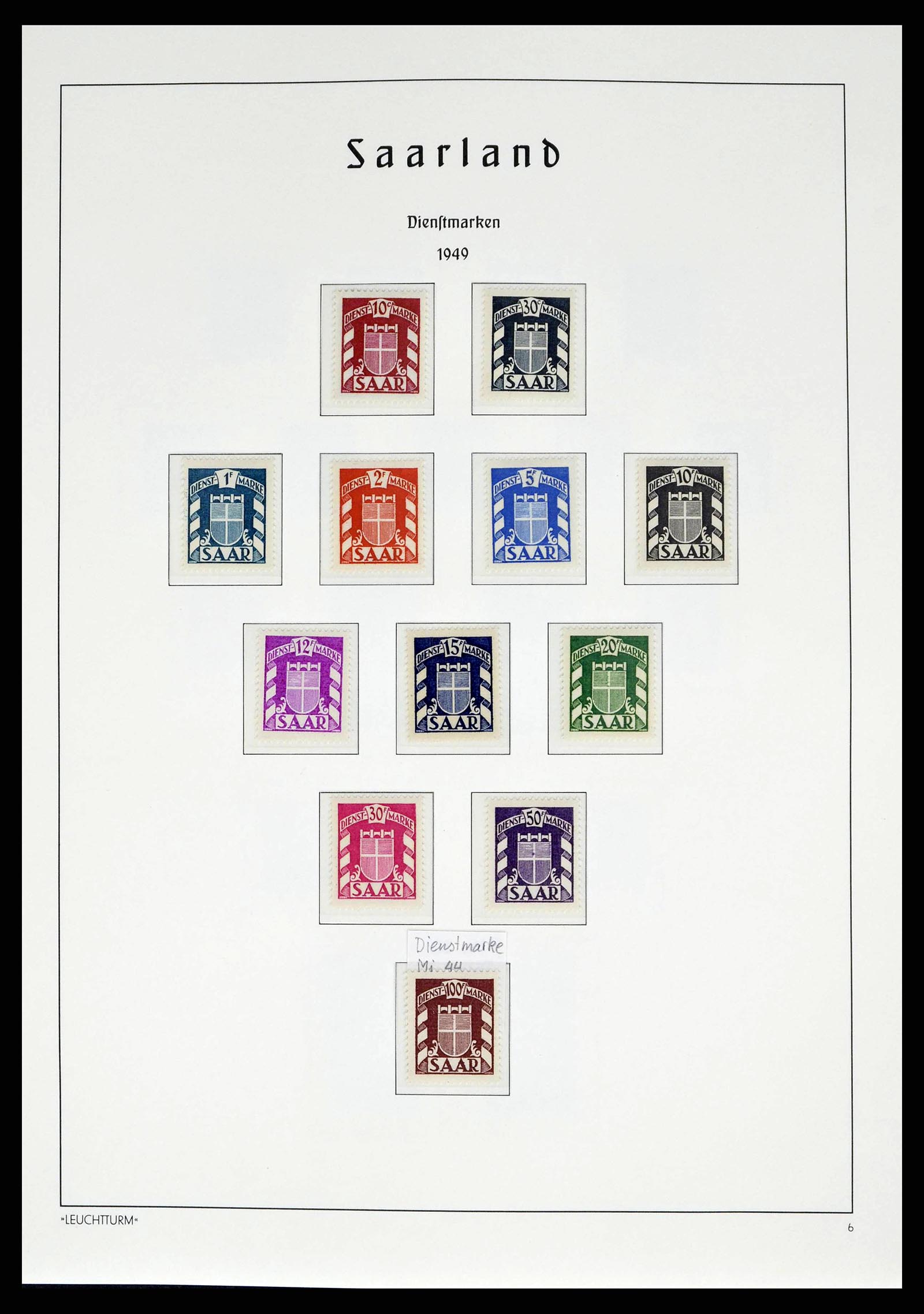 38140 0042 - Stamp collection 38140 Germany 1945-1959.