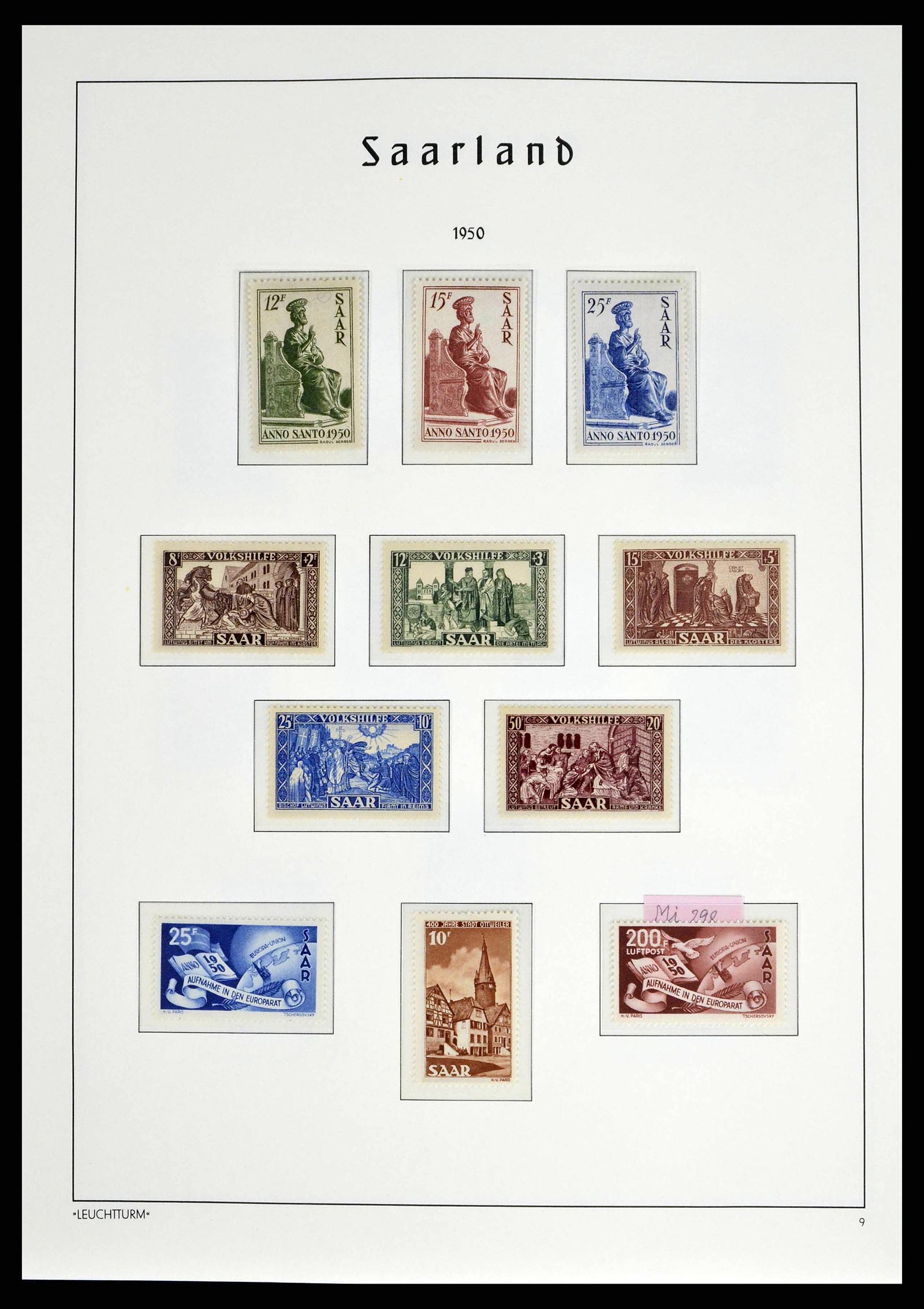 38140 0045 - Stamp collection 38140 Germany 1945-1959.