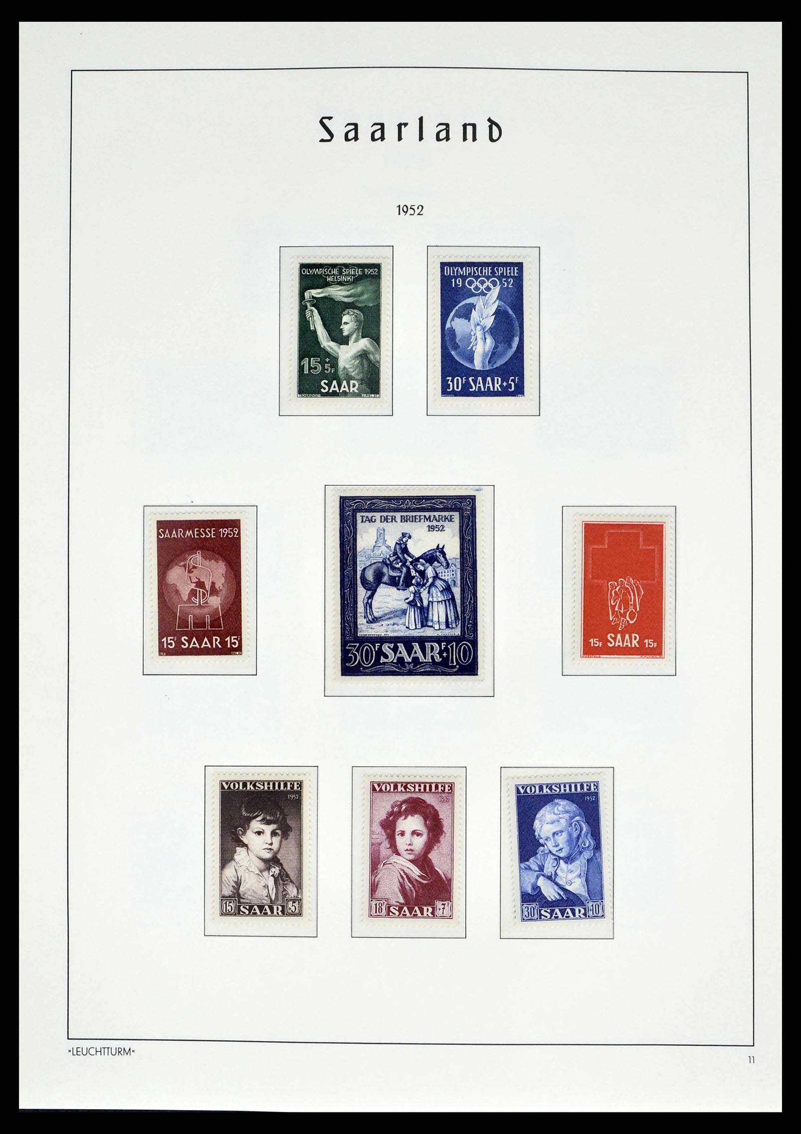 38140 0047 - Stamp collection 38140 Germany 1945-1959.