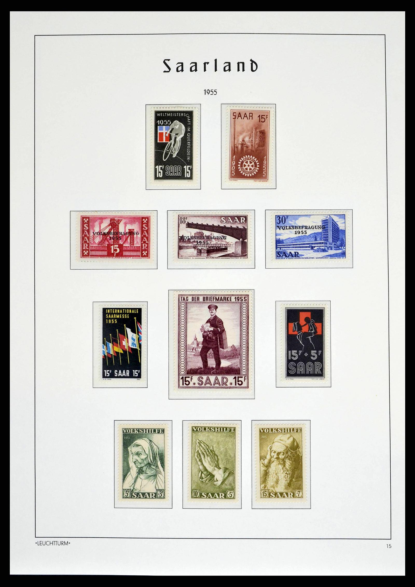 38140 0051 - Stamp collection 38140 Germany 1945-1959.