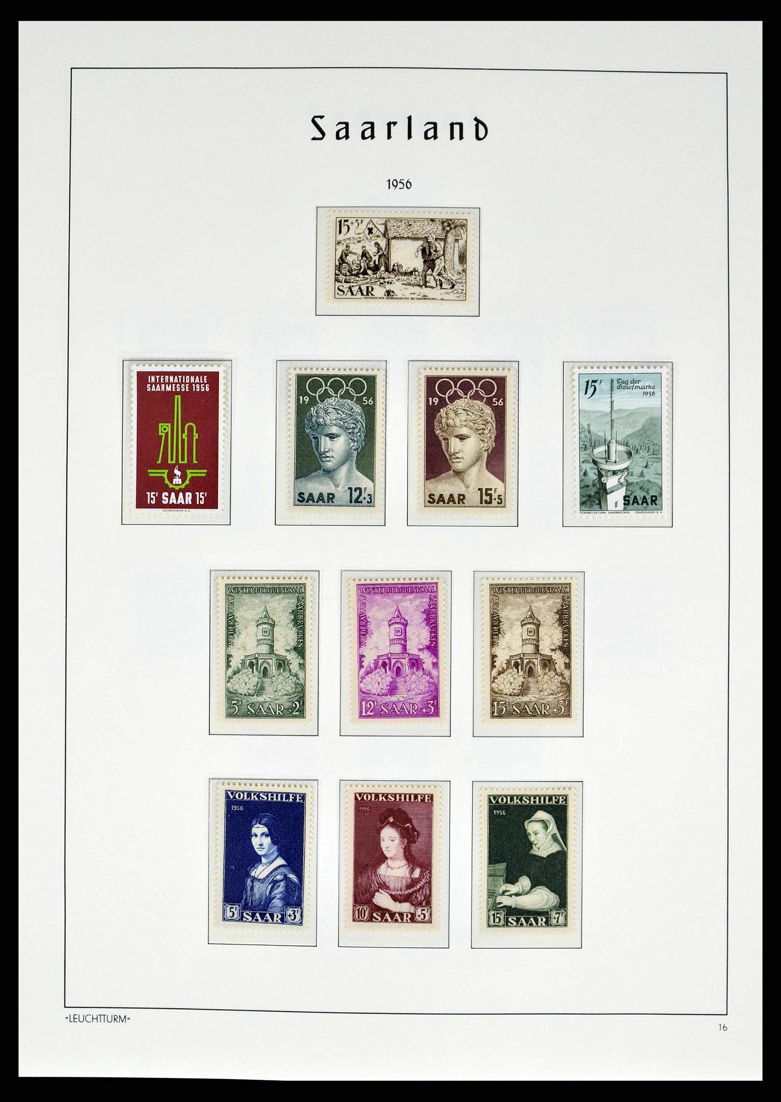 38140 0052 - Stamp collection 38140 Germany 1945-1959.