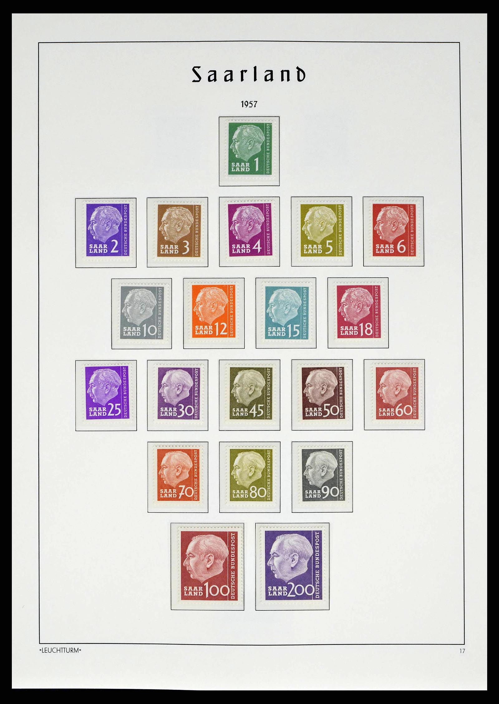 38140 0053 - Stamp collection 38140 Germany 1945-1959.