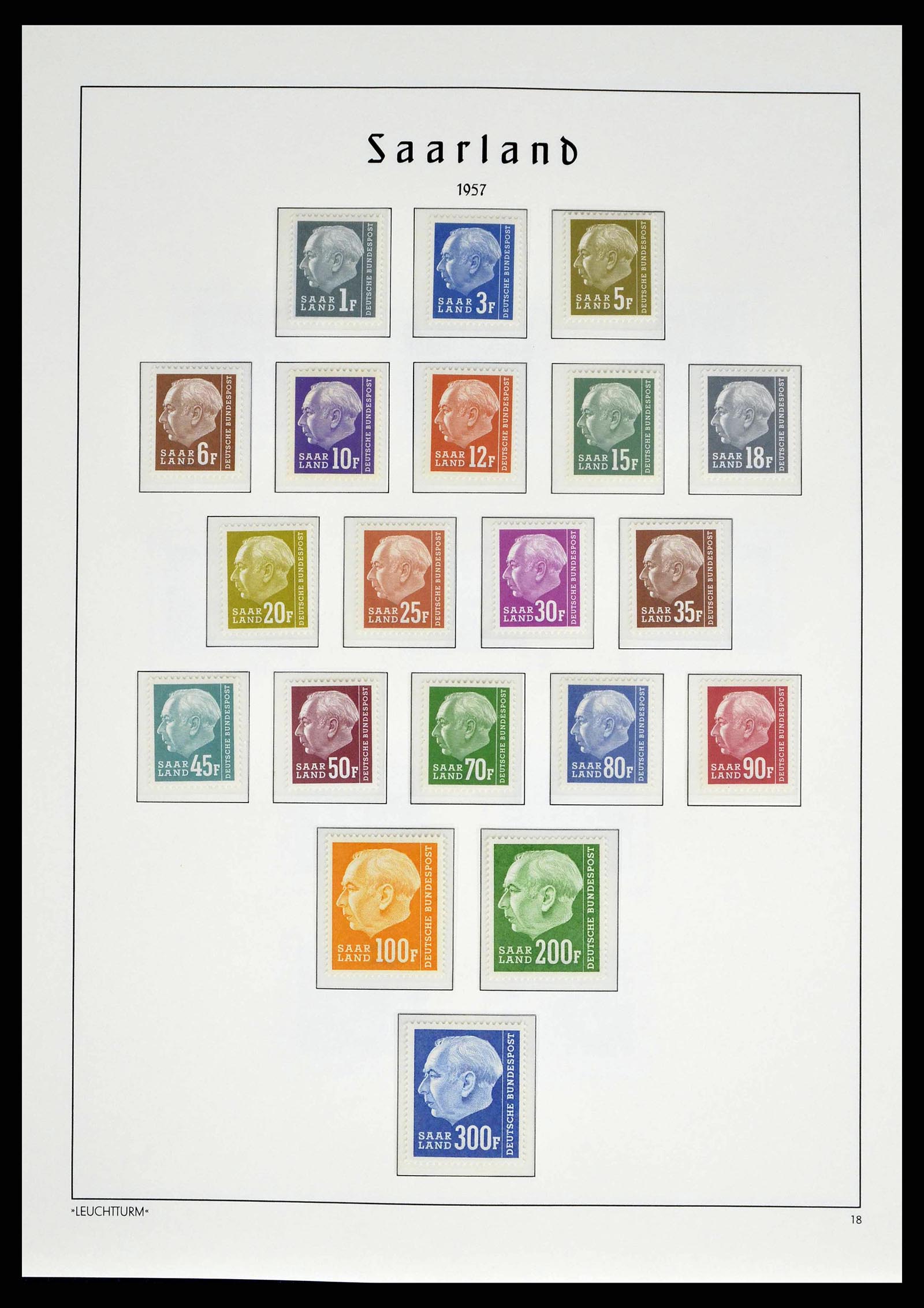 38140 0054 - Stamp collection 38140 Germany 1945-1959.