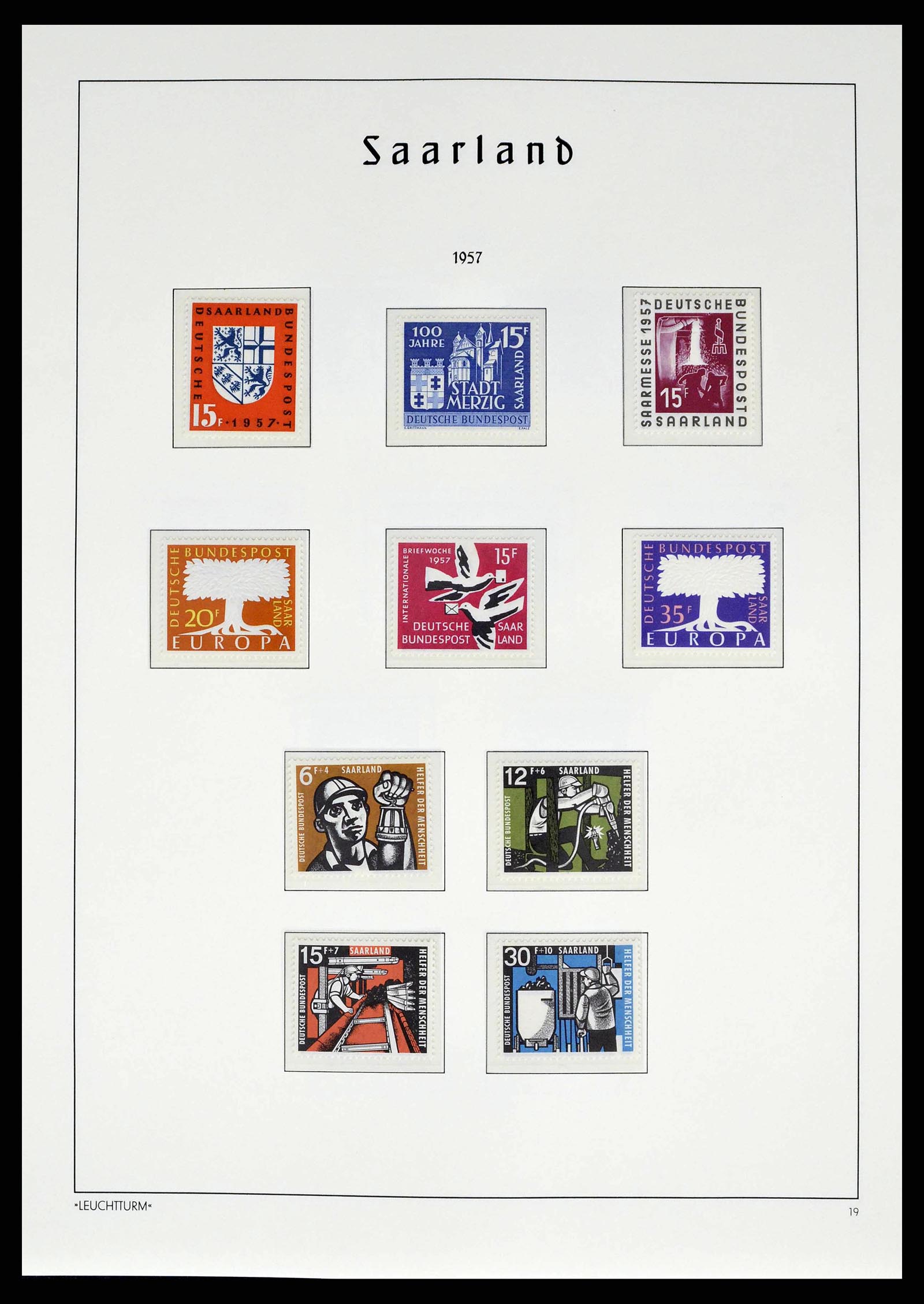 38140 0055 - Stamp collection 38140 Germany 1945-1959.