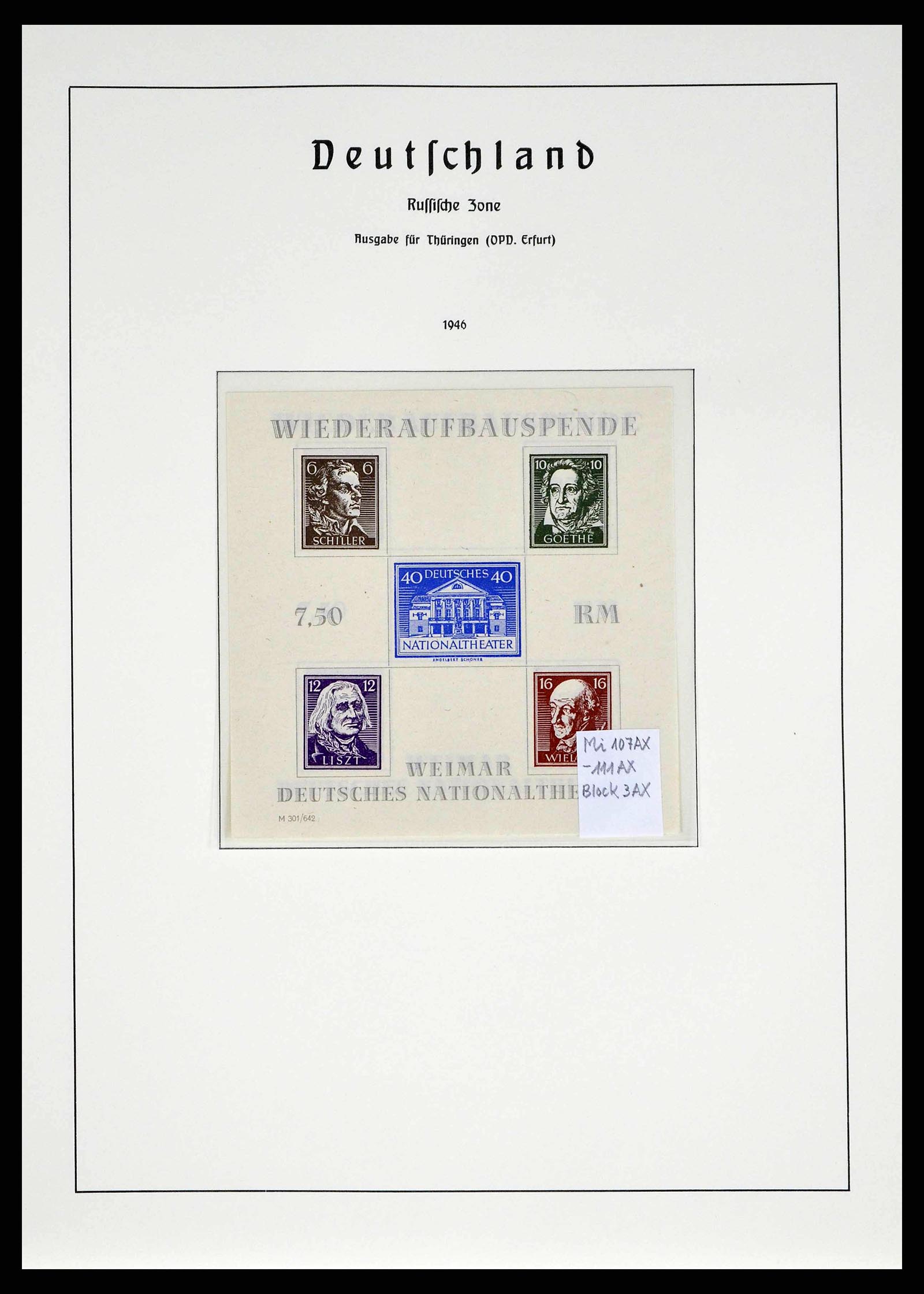 38140 0081 - Stamp collection 38140 Germany 1945-1959.