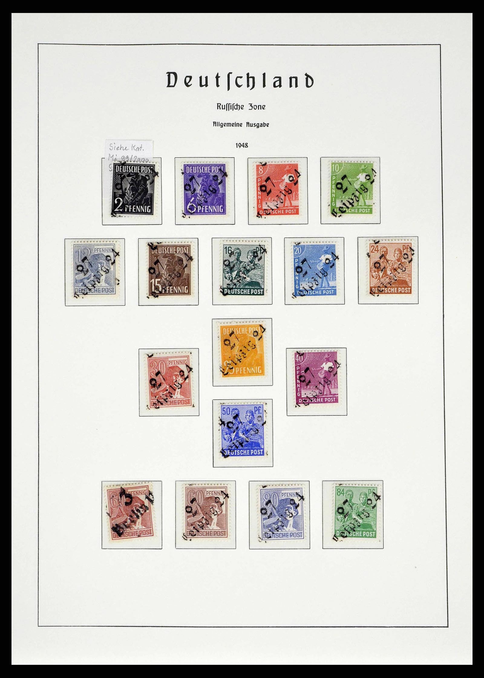 38140 0083 - Stamp collection 38140 Germany 1945-1959.