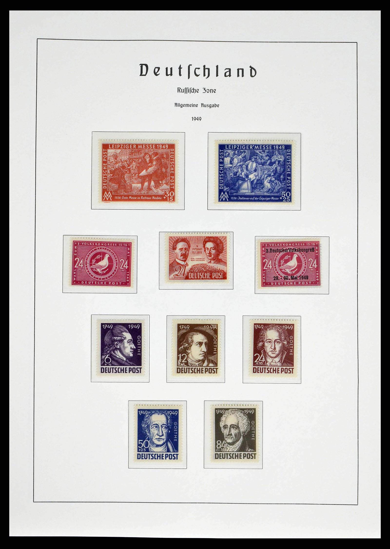 38140 0086 - Stamp collection 38140 Germany 1945-1959.
