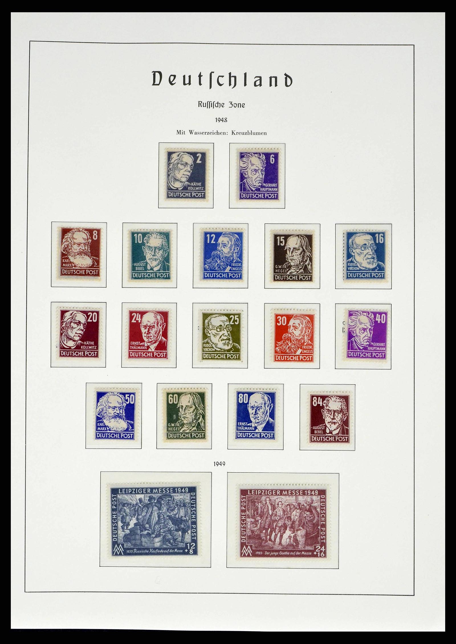 38140 0088 - Stamp collection 38140 Germany 1945-1959.