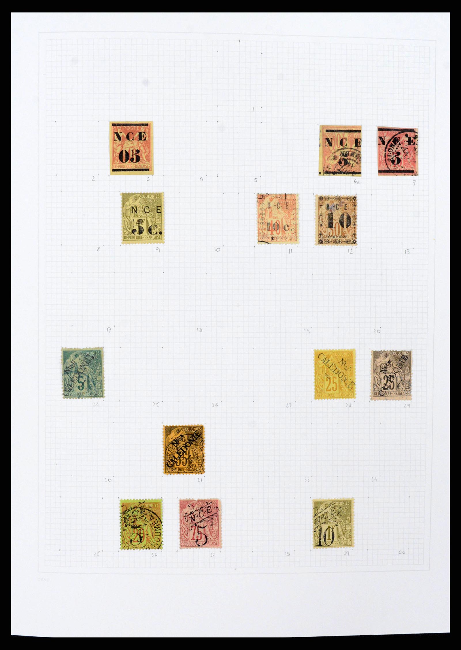 38141 0001 - Stamp collection 38141 French colonies.