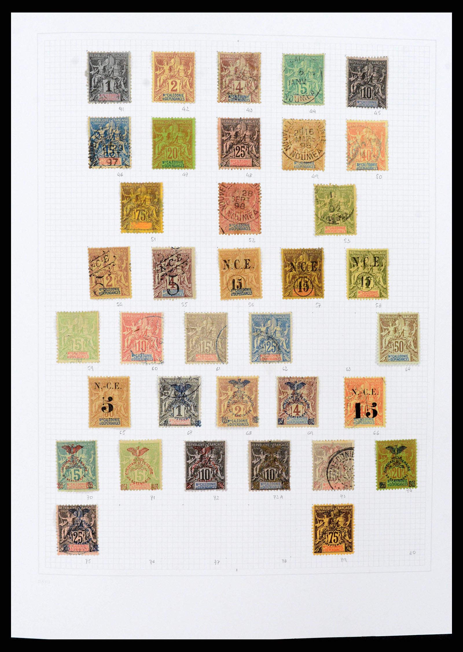 38141 0002 - Stamp collection 38141 French colonies.