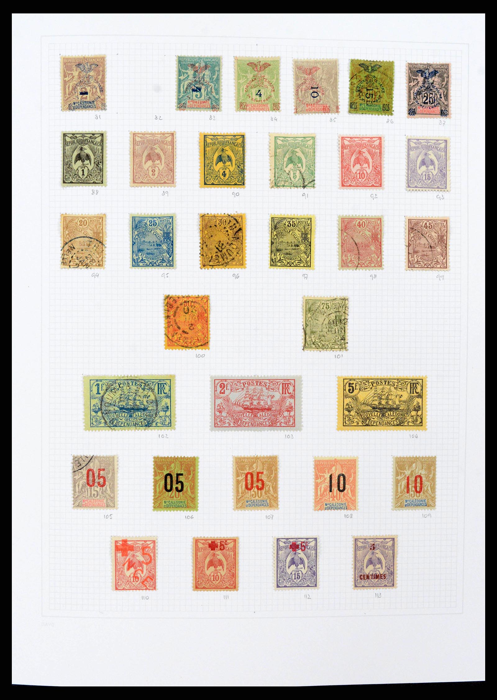 38141 0003 - Stamp collection 38141 French colonies.