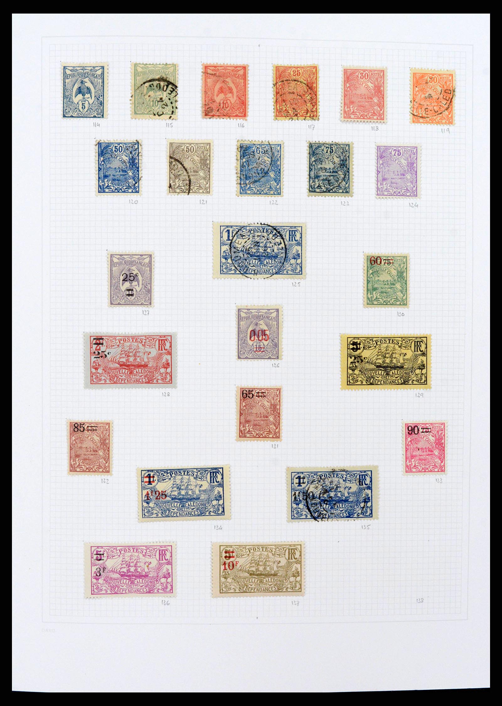 38141 0004 - Stamp collection 38141 French colonies.