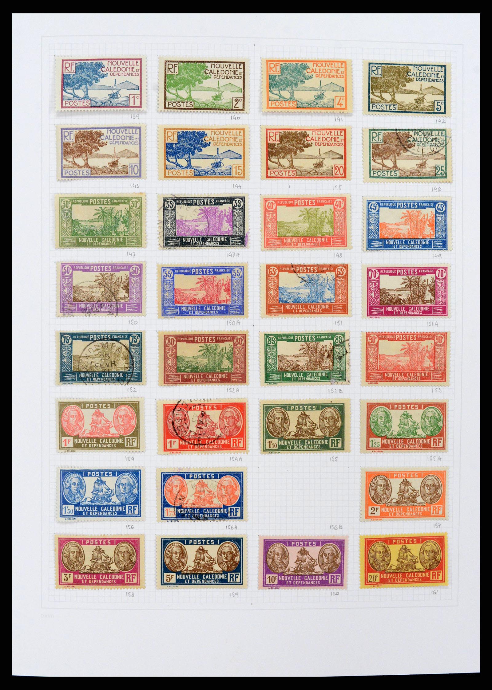 38141 0005 - Stamp collection 38141 French colonies.