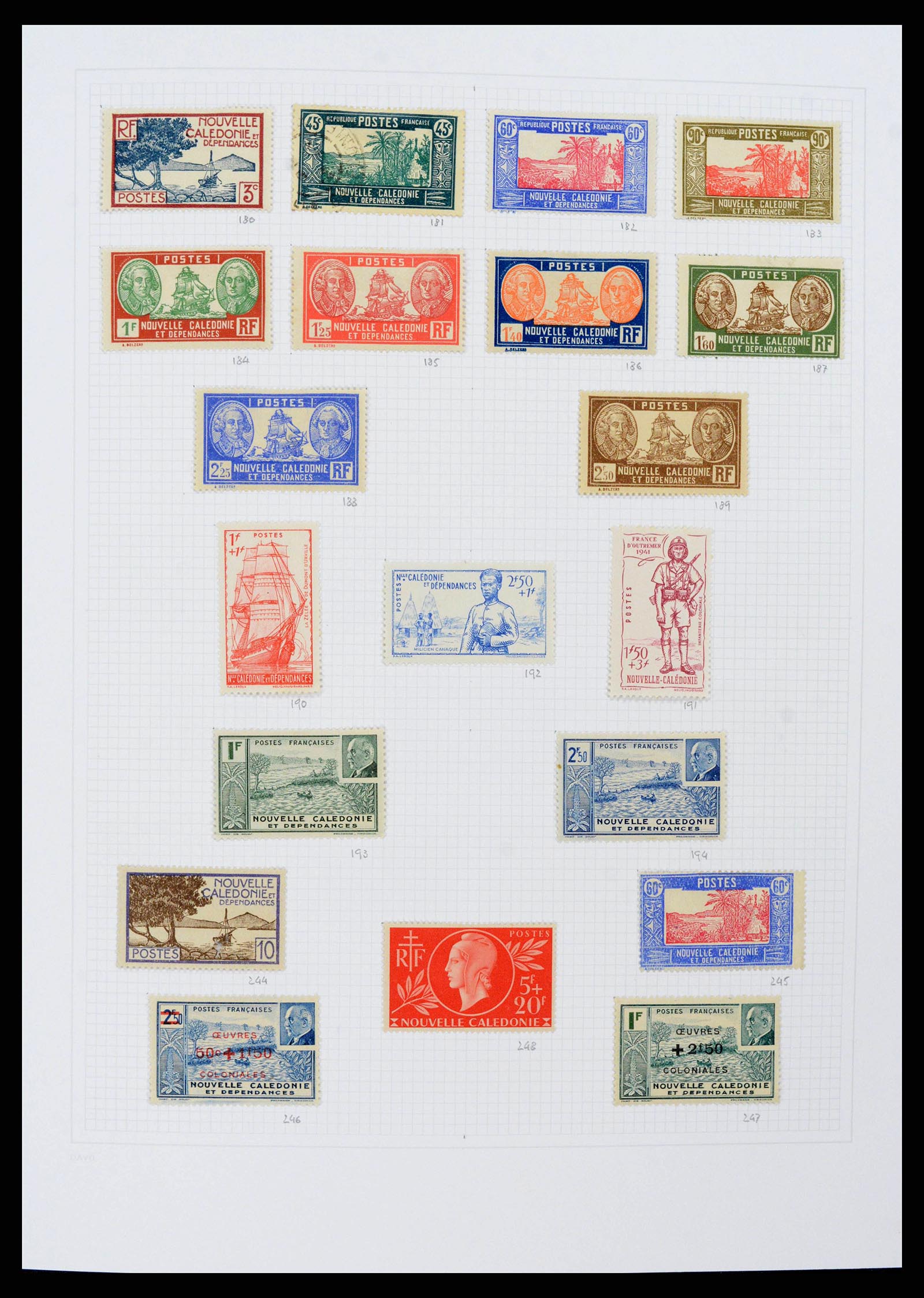 38141 0007 - Stamp collection 38141 French colonies.