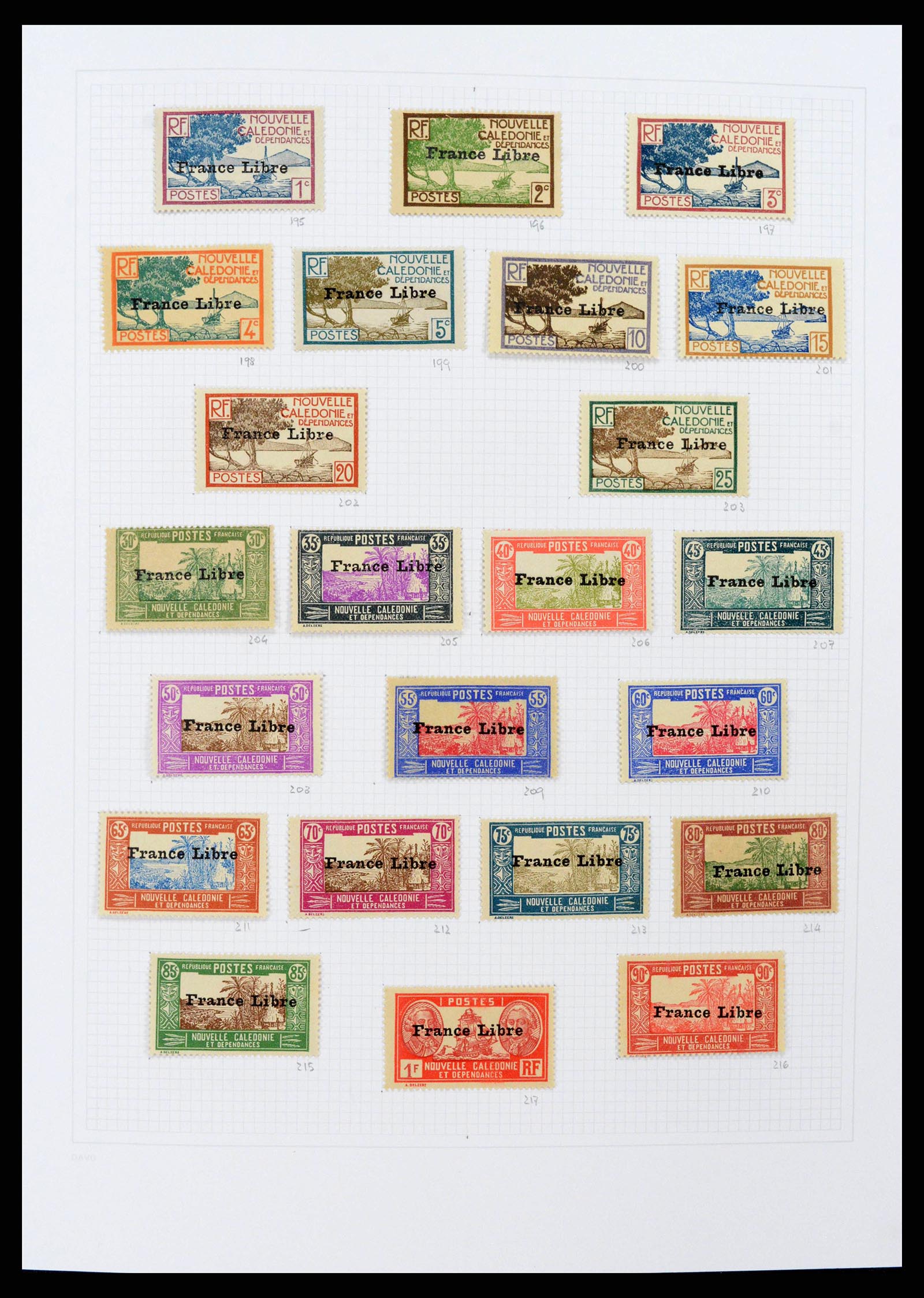 38141 0008 - Stamp collection 38141 French colonies.